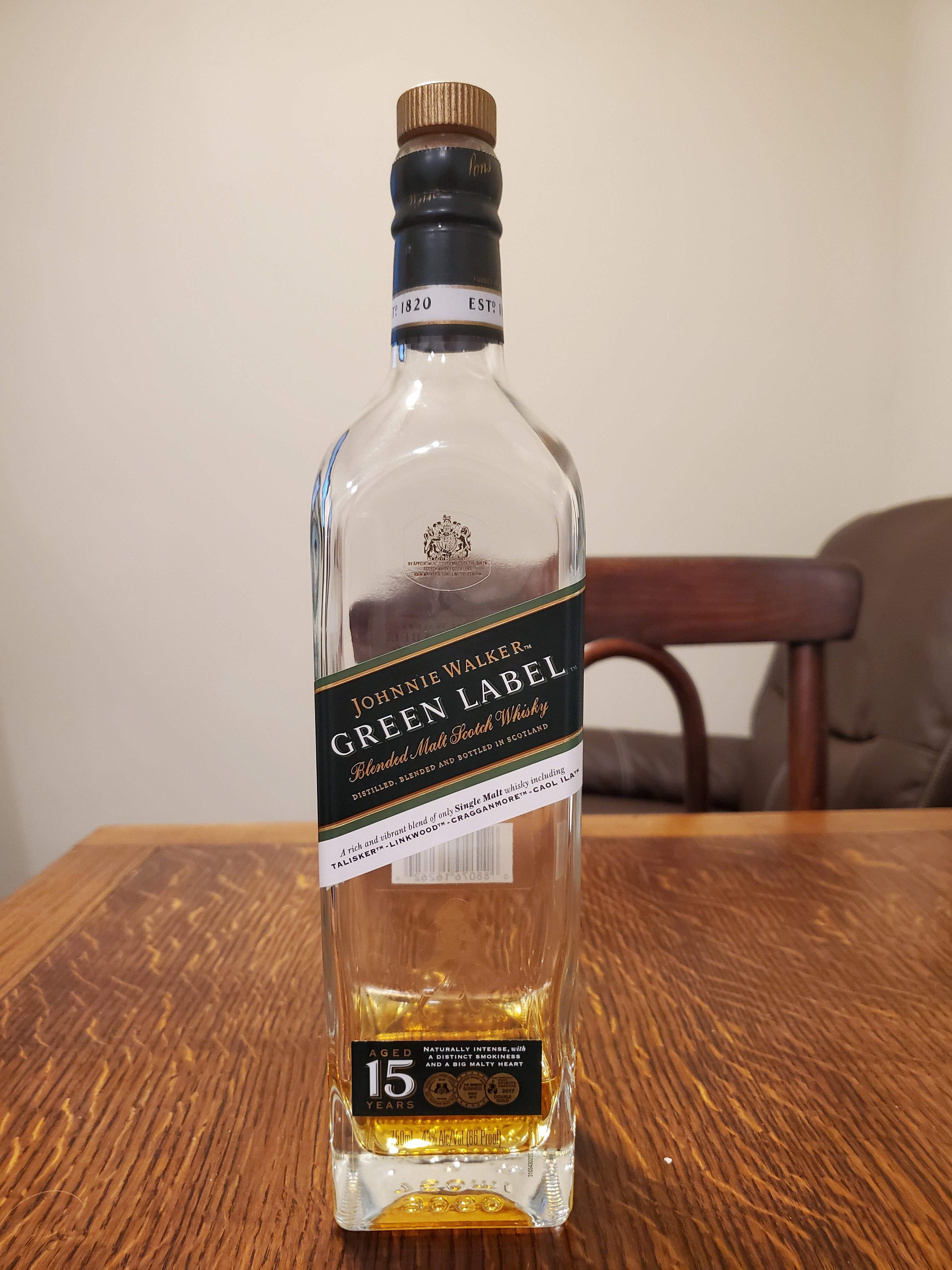 Review 05 Johnnie Walker Green Label r/Scotch