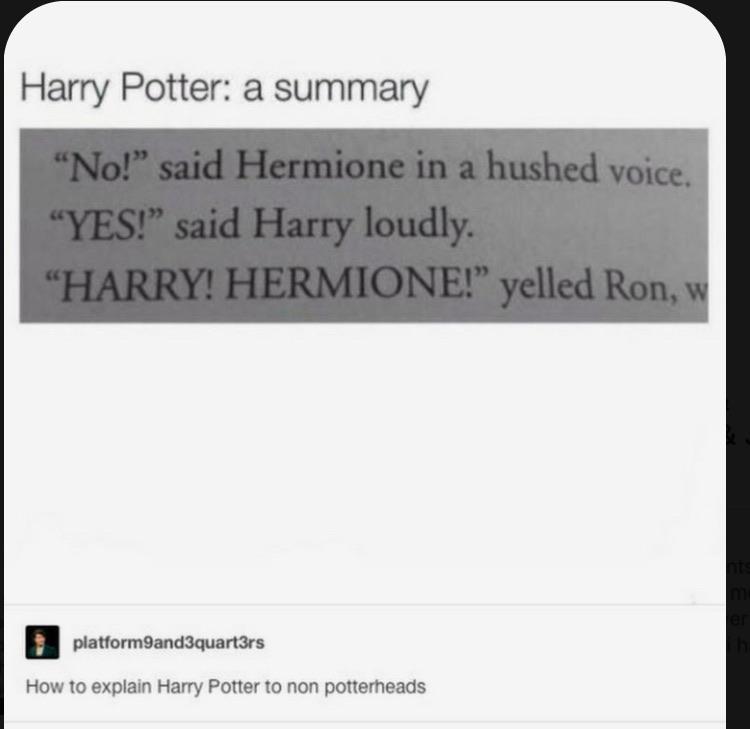 Harry Potter Summary pt 1 r/Potterless