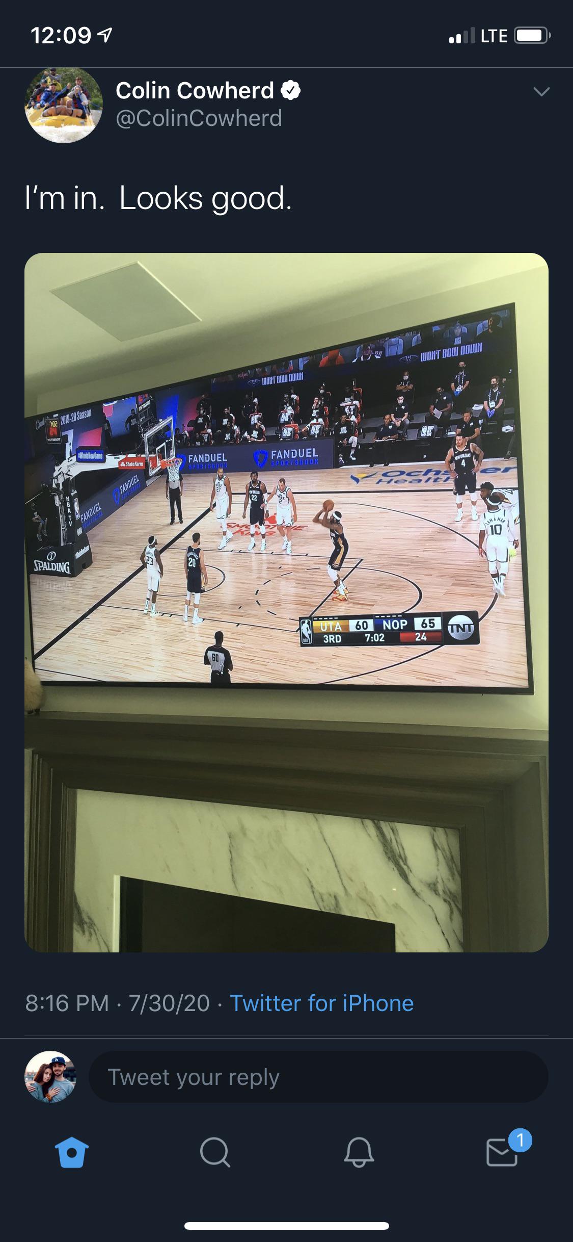 Even celebrities are mounting their TV’s too high r/TVTooHigh