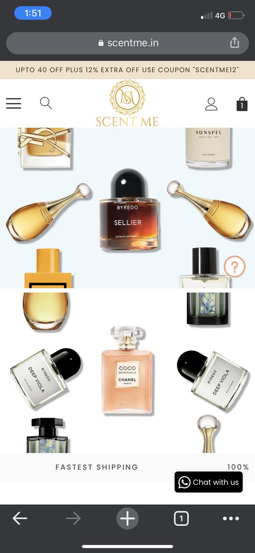 Does anyone know if the website Scentme is legit and if the perfumes
