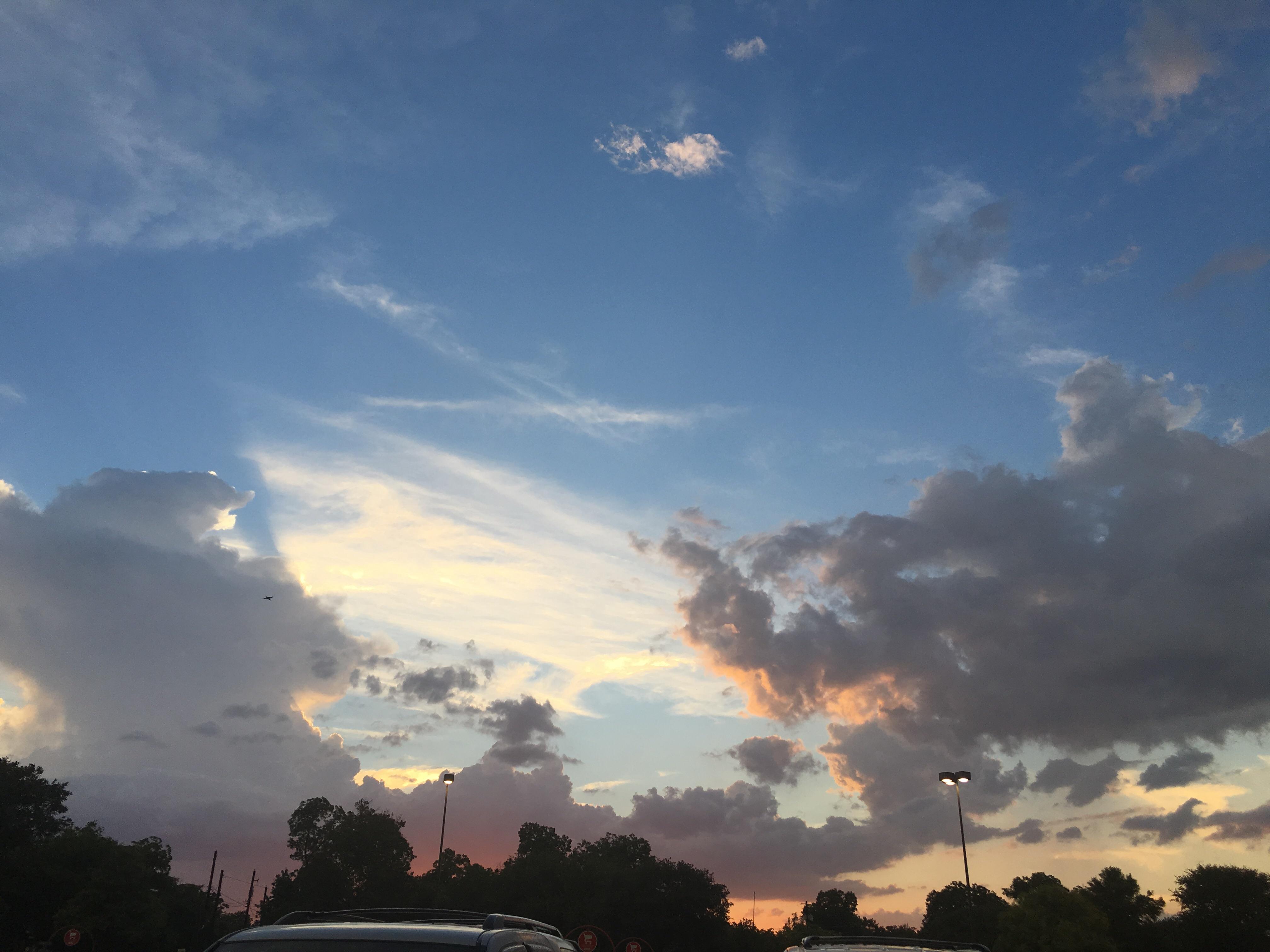 I'll watch the sky change and I'll watch it because it reminds me of