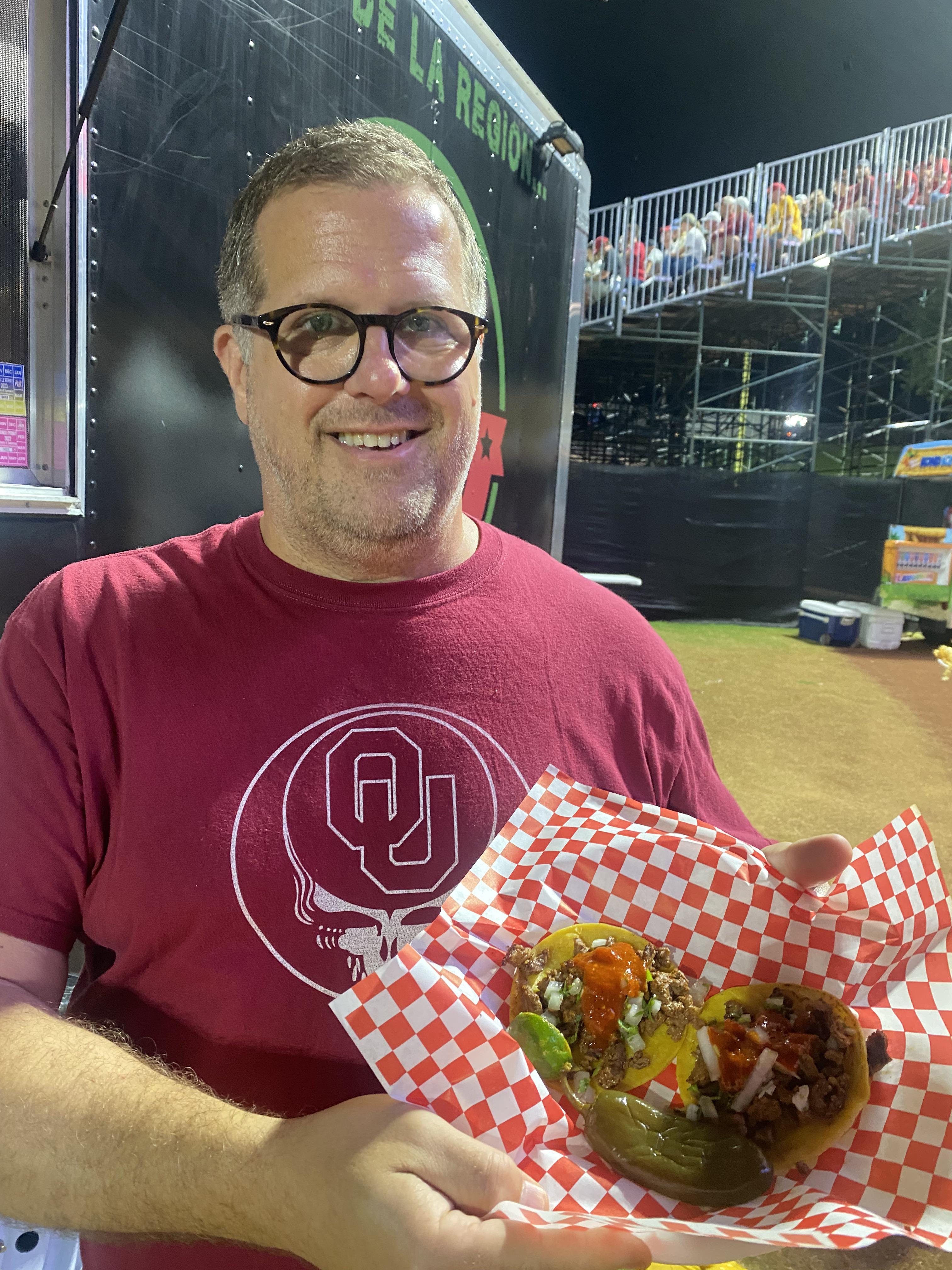 Representing tonight at the College Softball World Series! The Sooner