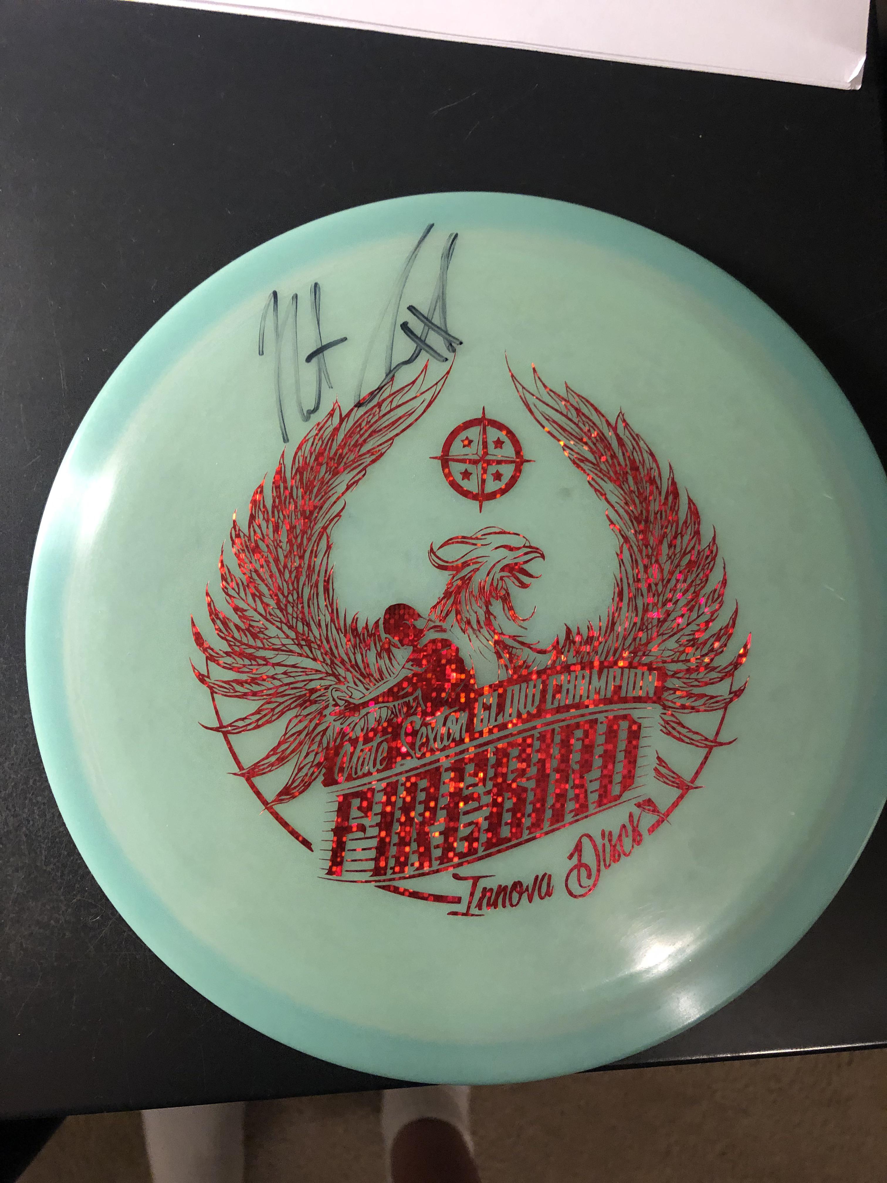 2016 Signed Nate Sexton Firebird 😍 r/discgolf