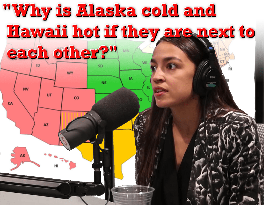 Why is Alaska cold and Hawaii hot if they are next to one another? via