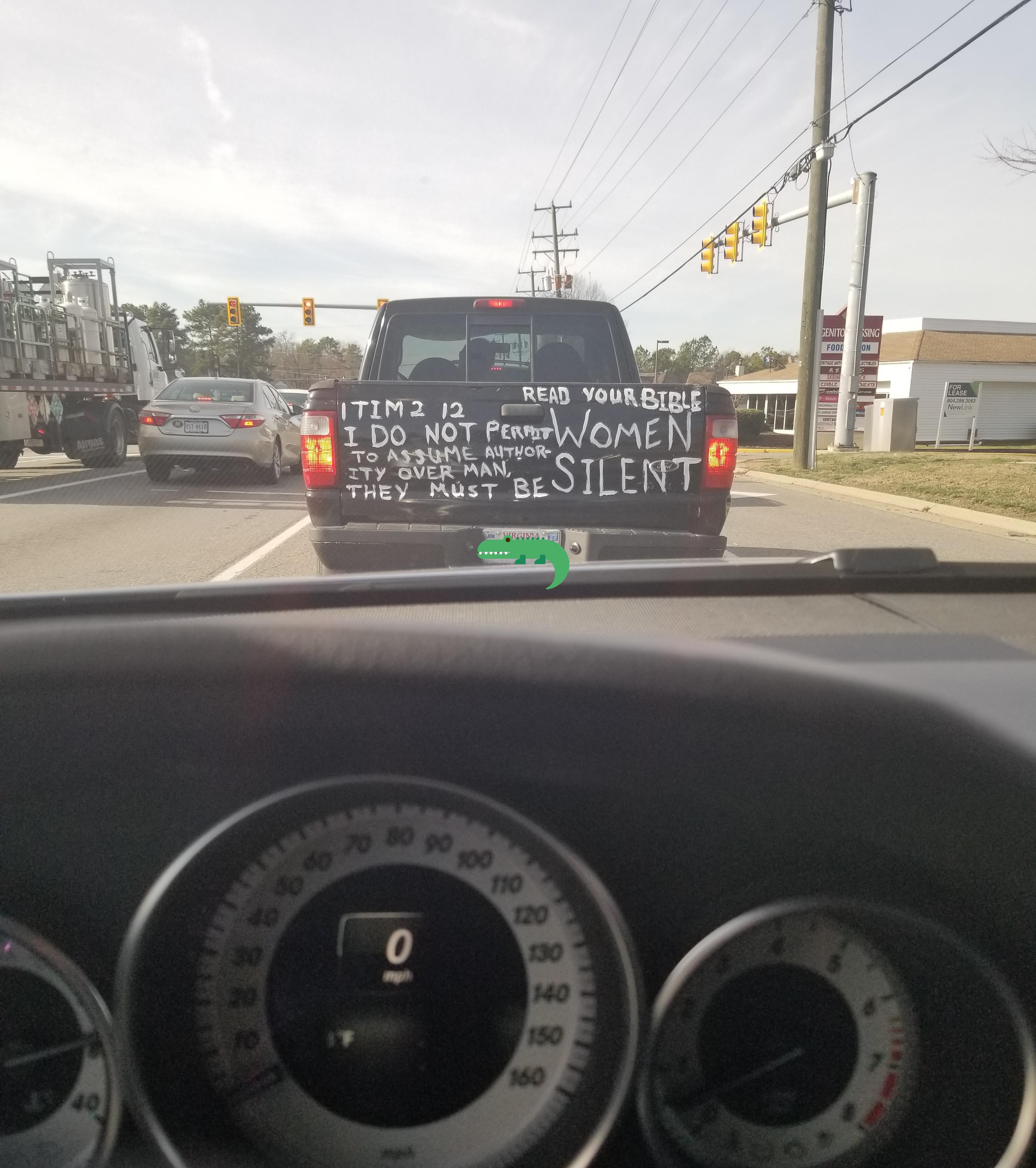 This guy hates a chatty gal r/awfuleverything