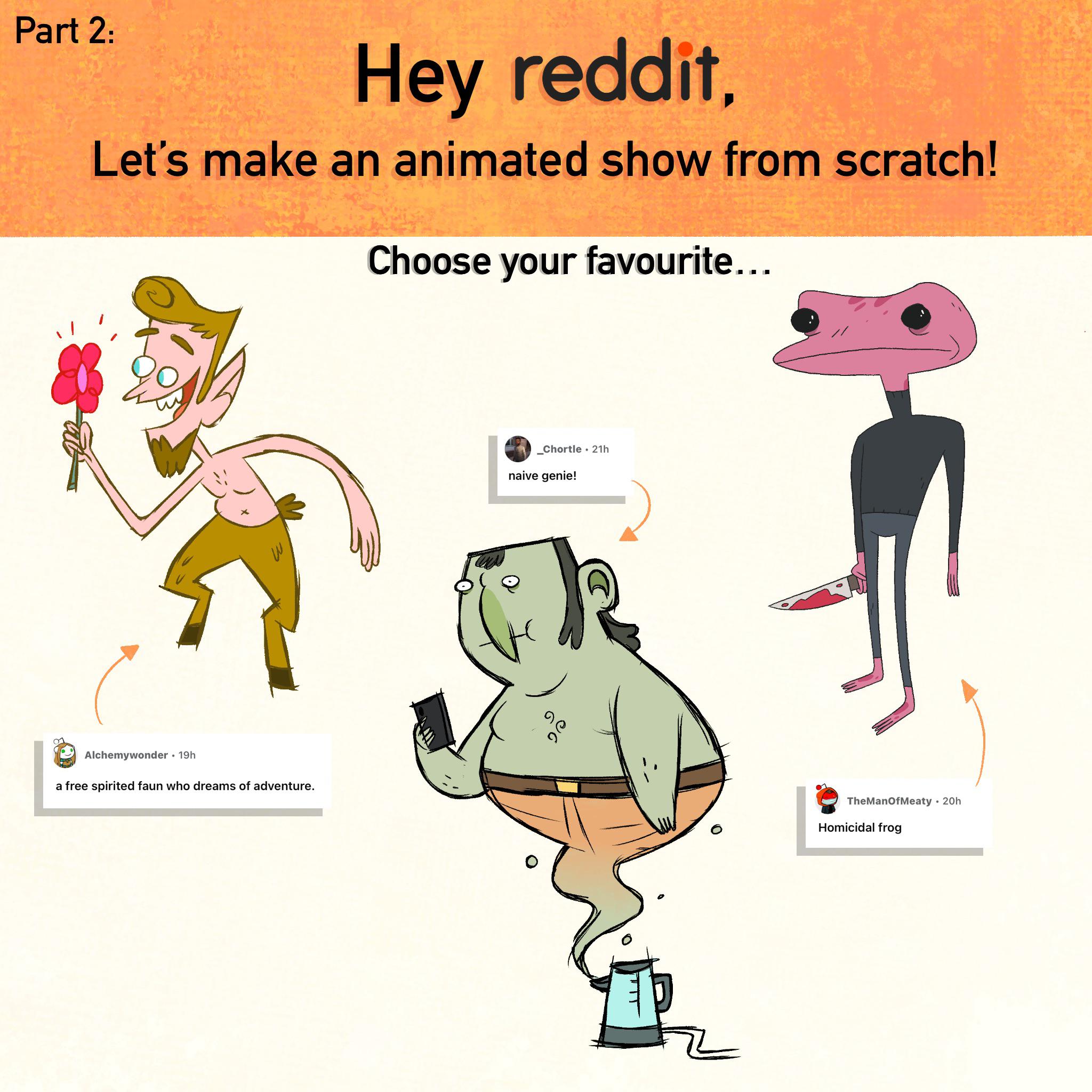 Choose your favourite main character this will, overall, determine