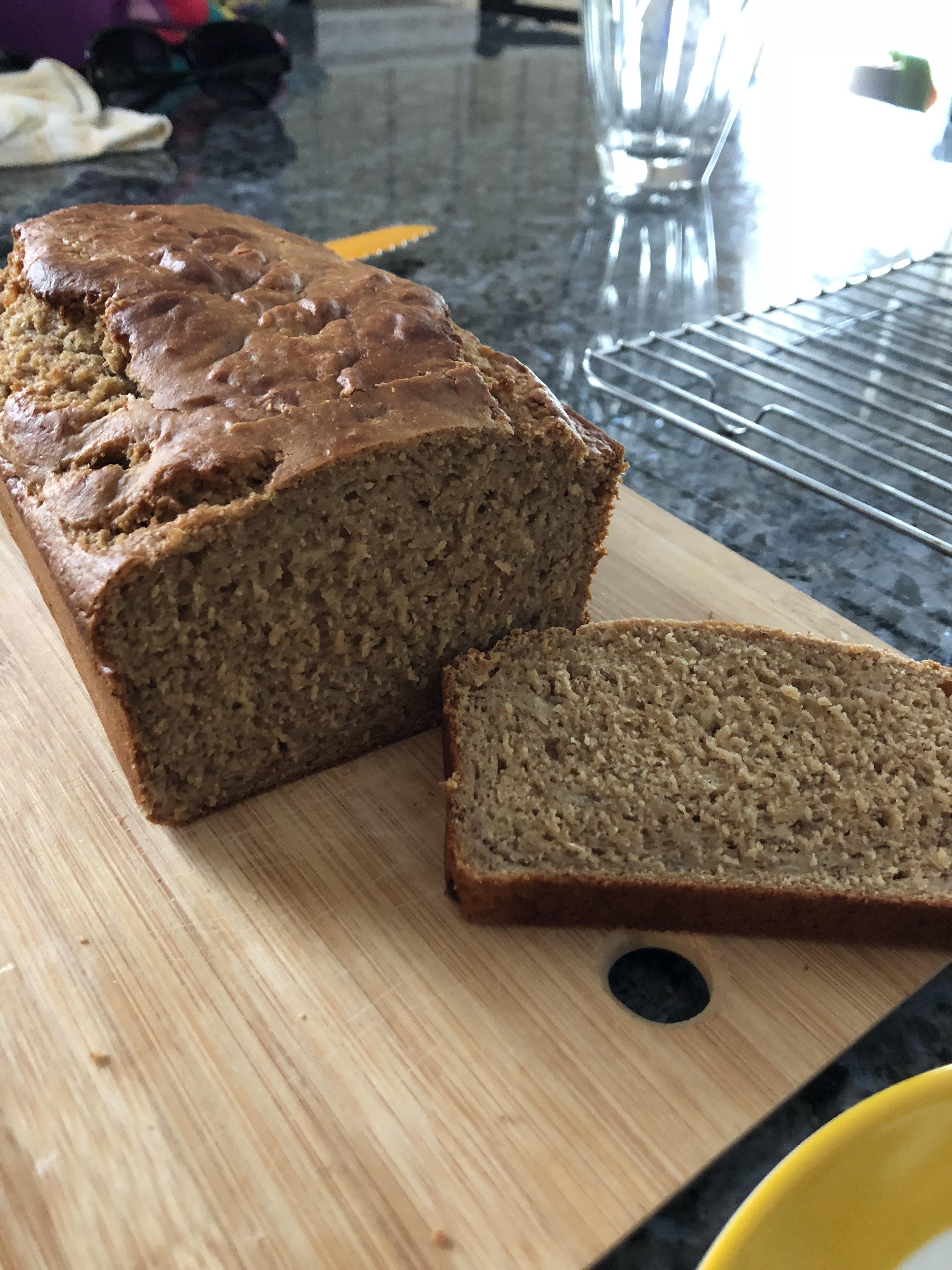 finally a successful low calorie baked good! Banana bread, 168 cals per