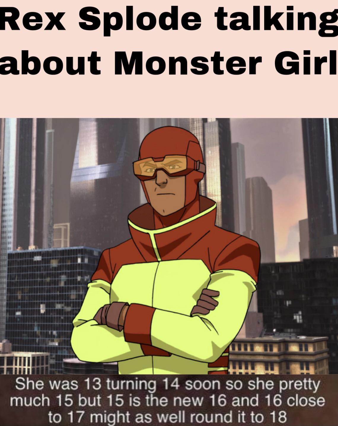 I know she’s older than 13, and looks younger than 13, but I still