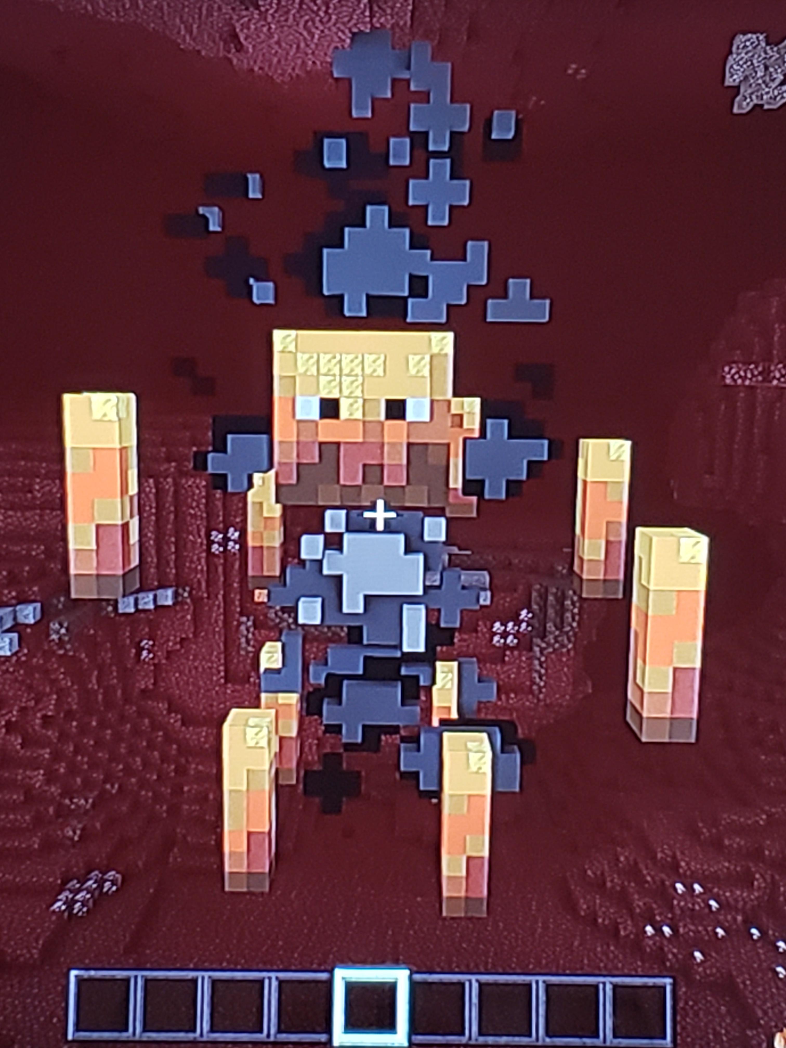 Blaze I built it took 1hr and a half hope you like it r/Minecraftbuilds