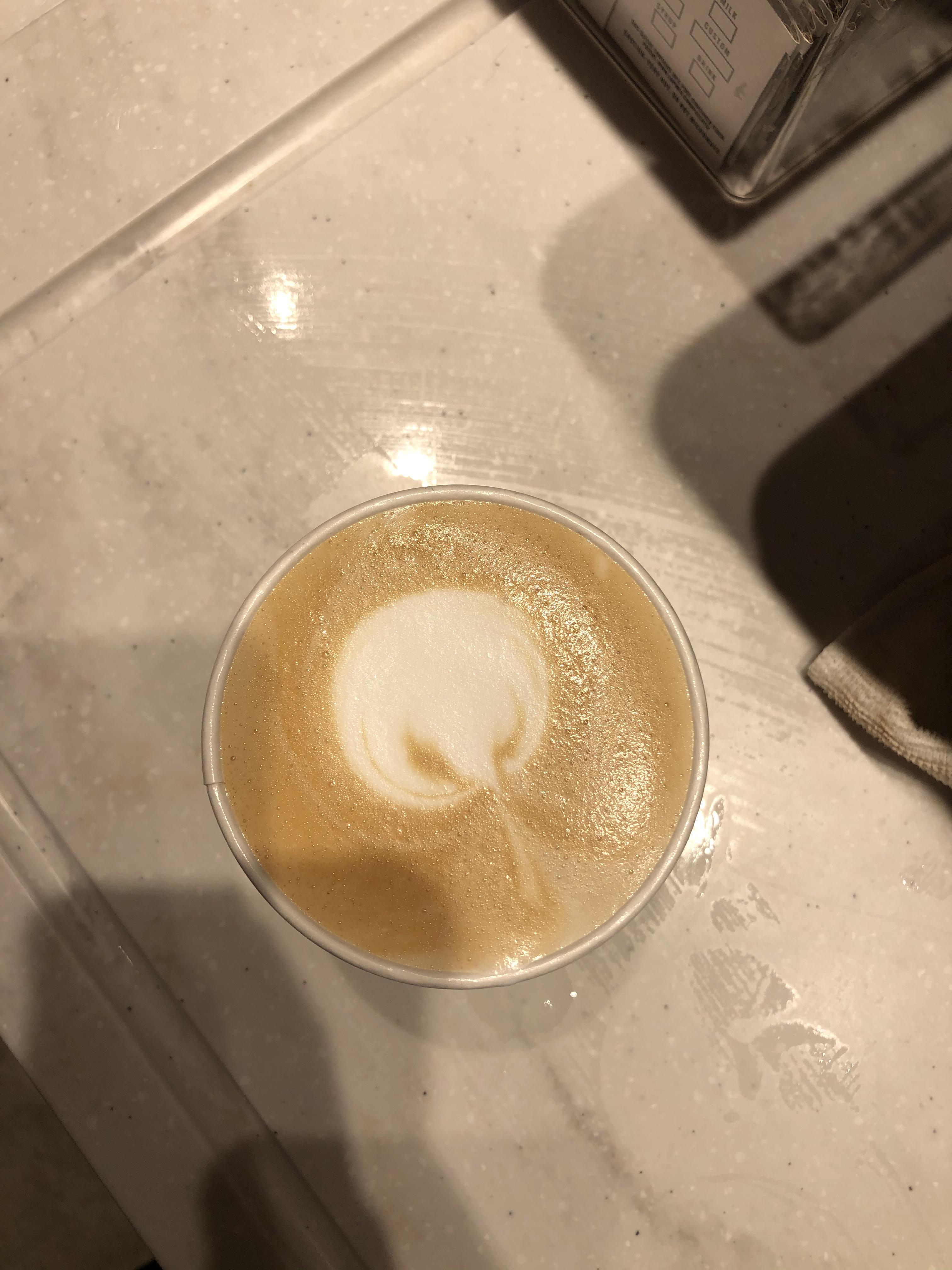 Been here for a little over a month. My best flat white yet. r/starbucks