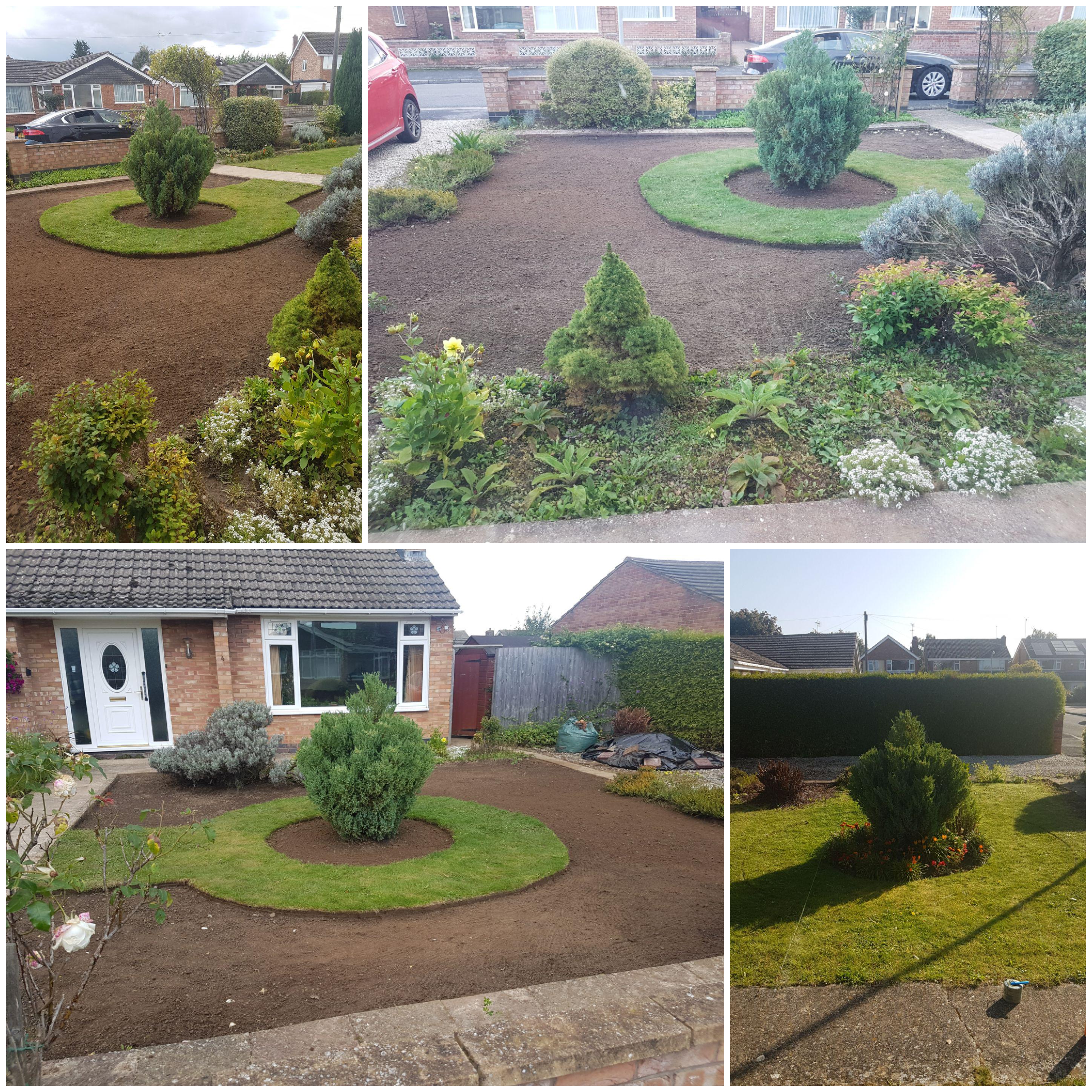 I know it isn't much but I decided to change my front garden. Took a