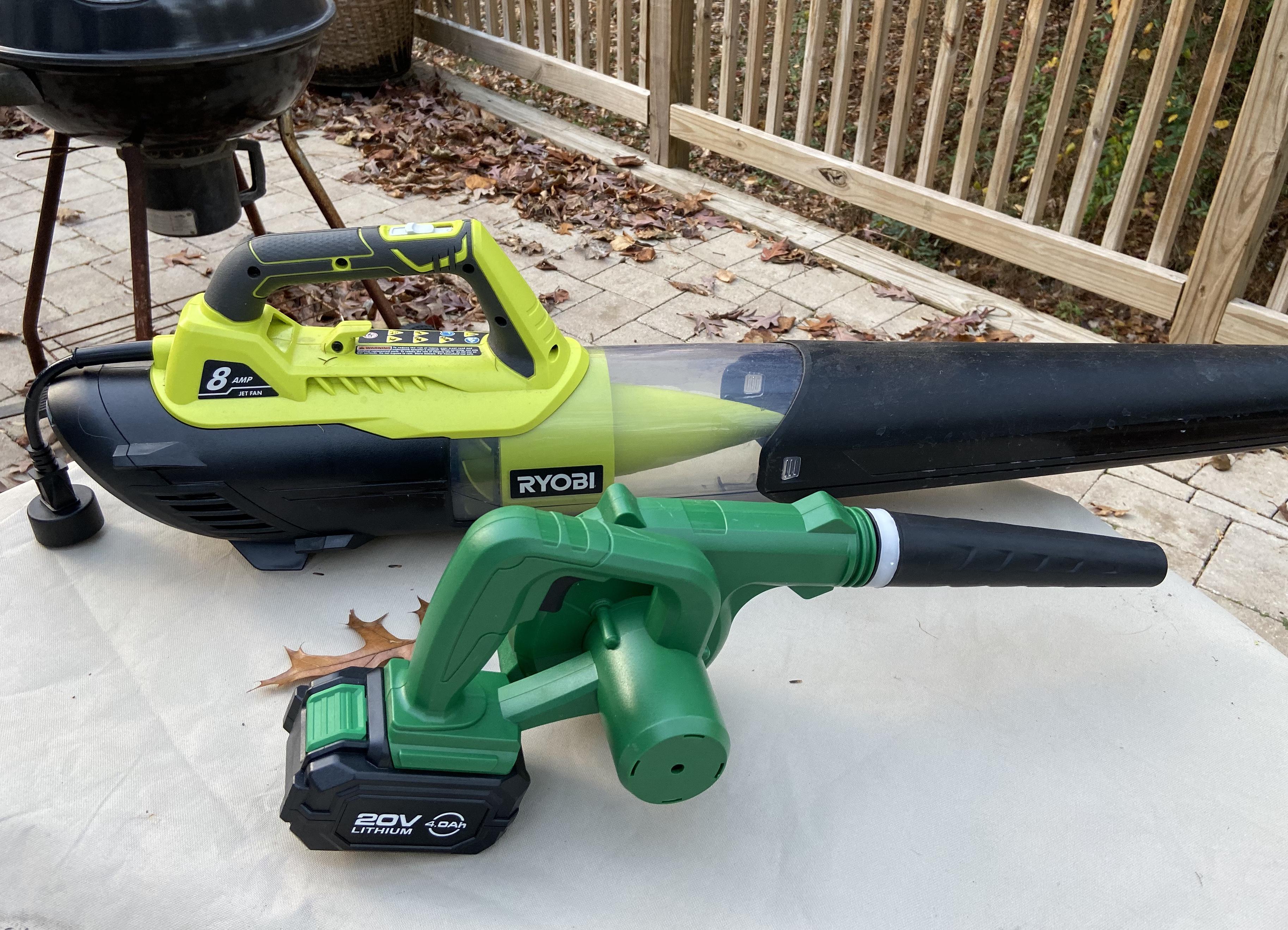 The cordless leaf blower I ordered on Black Friday is here. I should