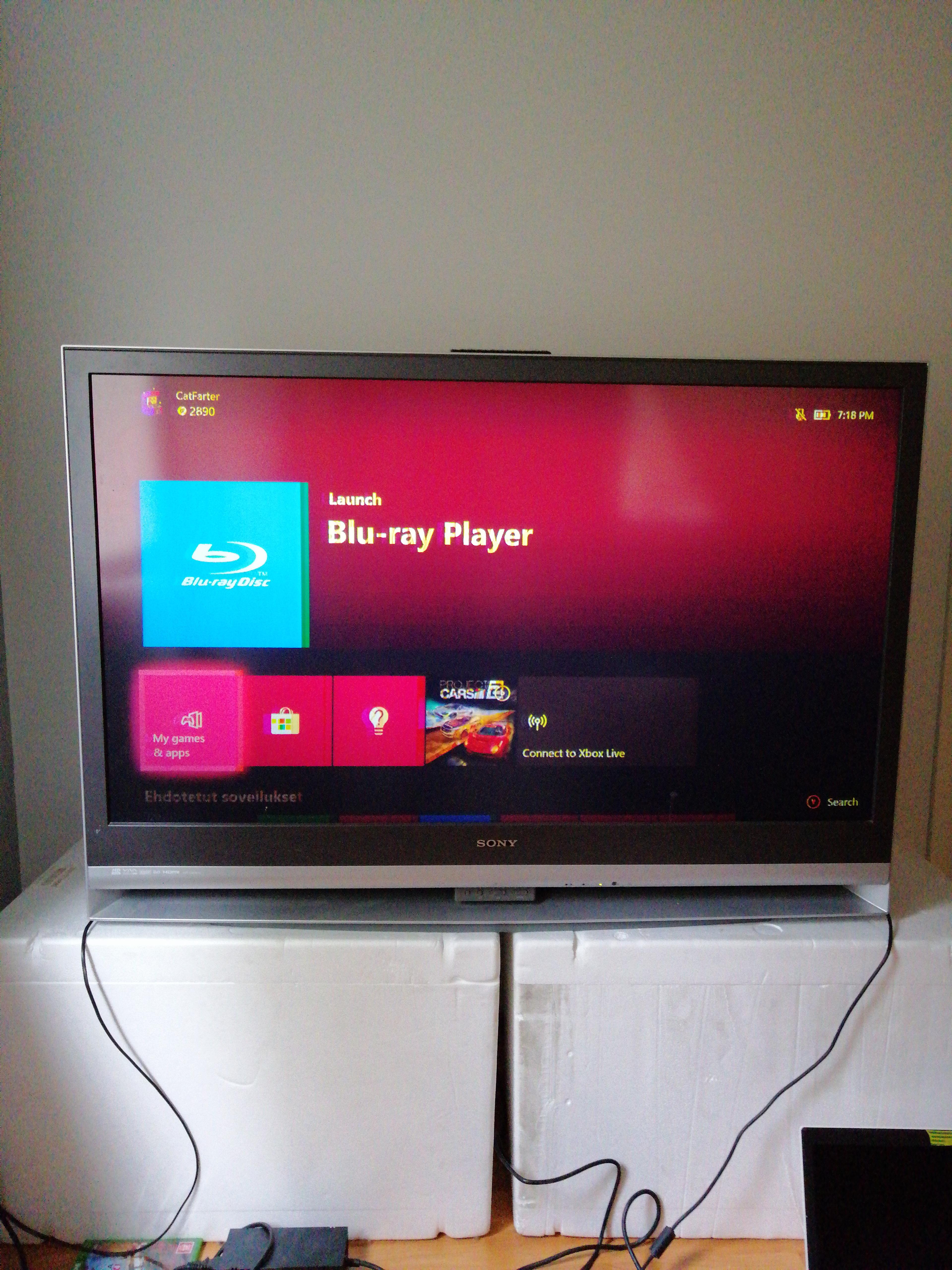 Okay, so, i have to use an older tv. The screen is blurry and weird