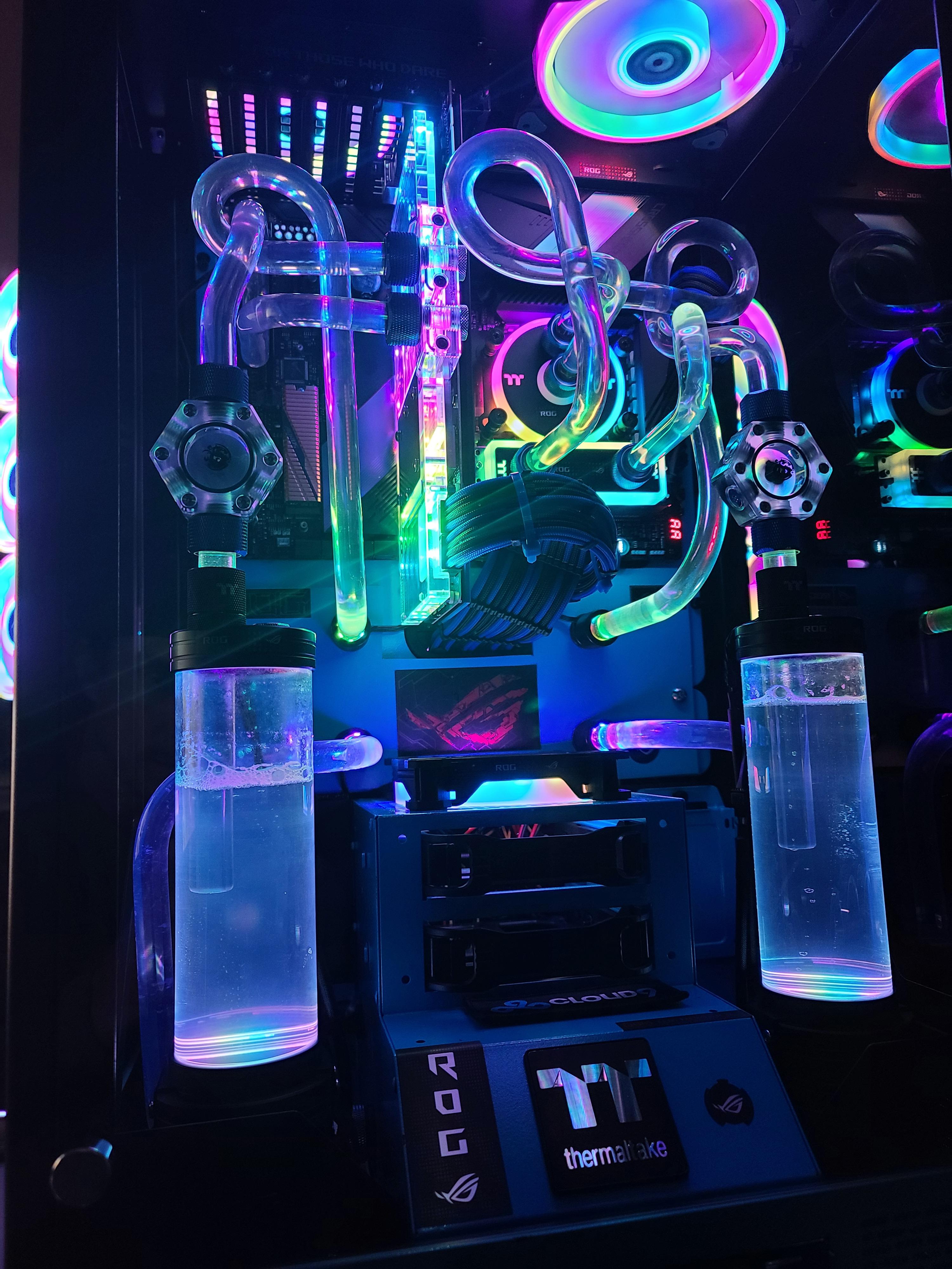 First time building a liquid cooled gaming pc! Also first time posting