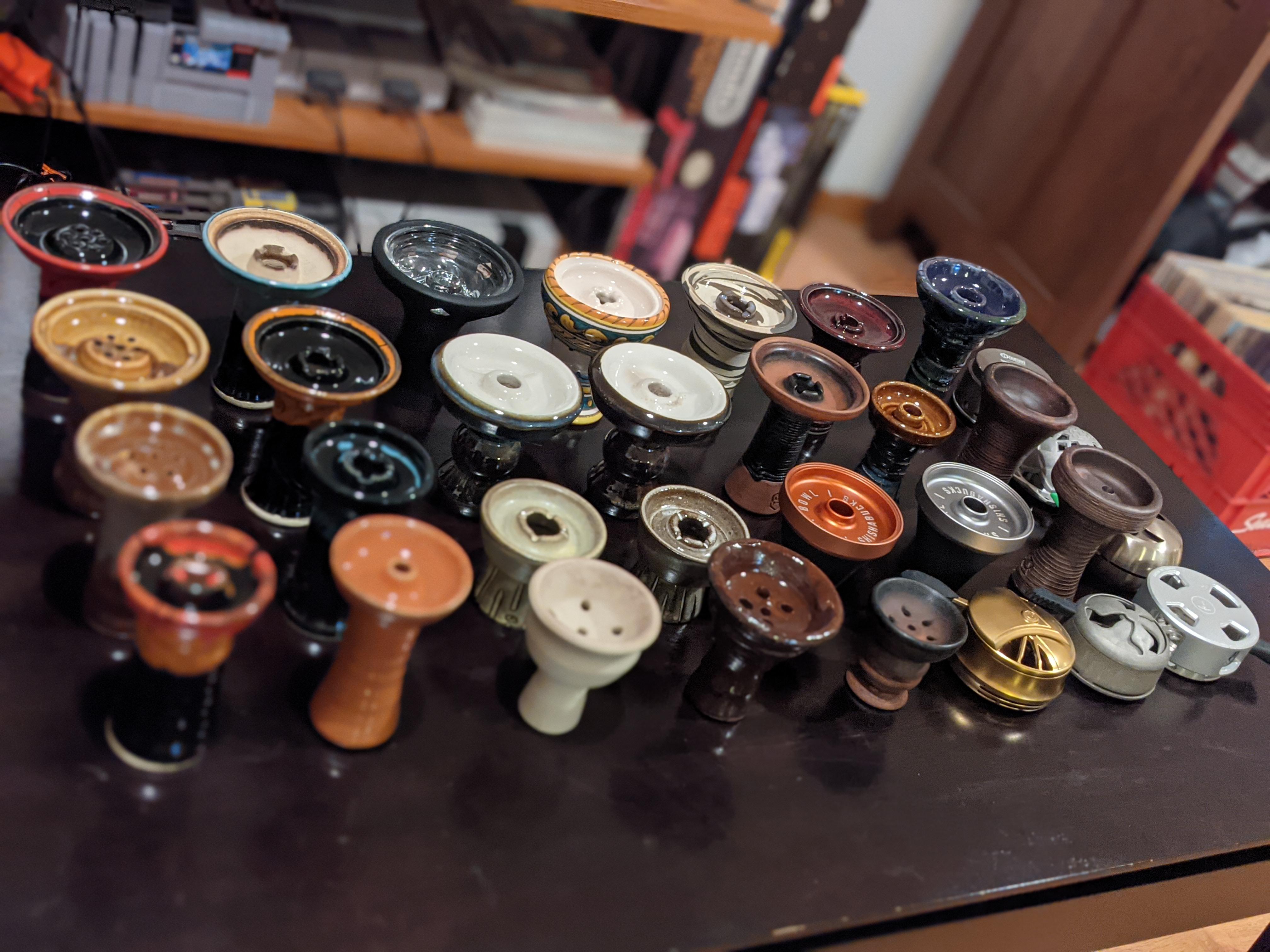 Updated bowl collection r/hookah