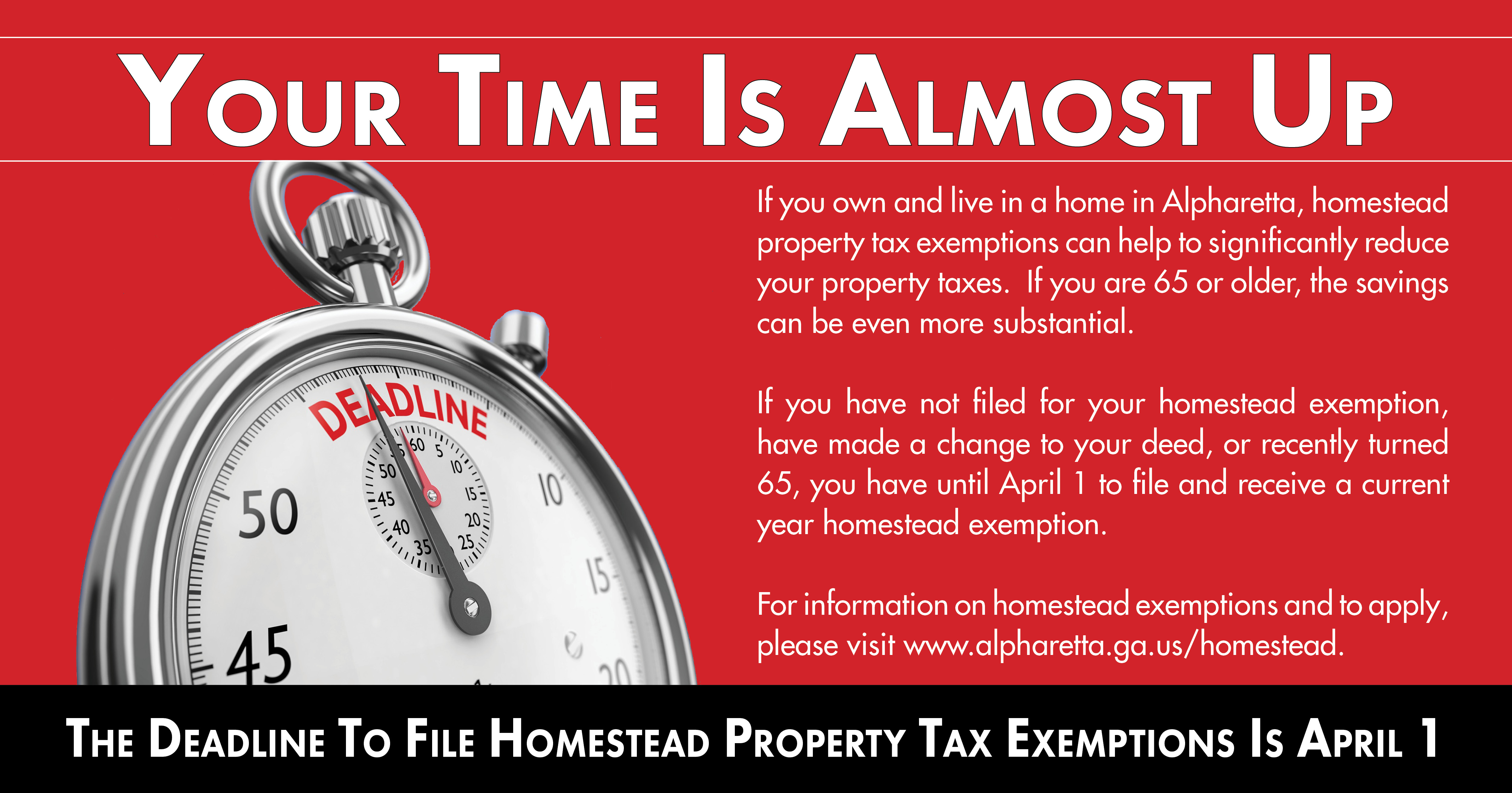 April 1 Is Deadline To File Homestead Property Tax Exemptions r