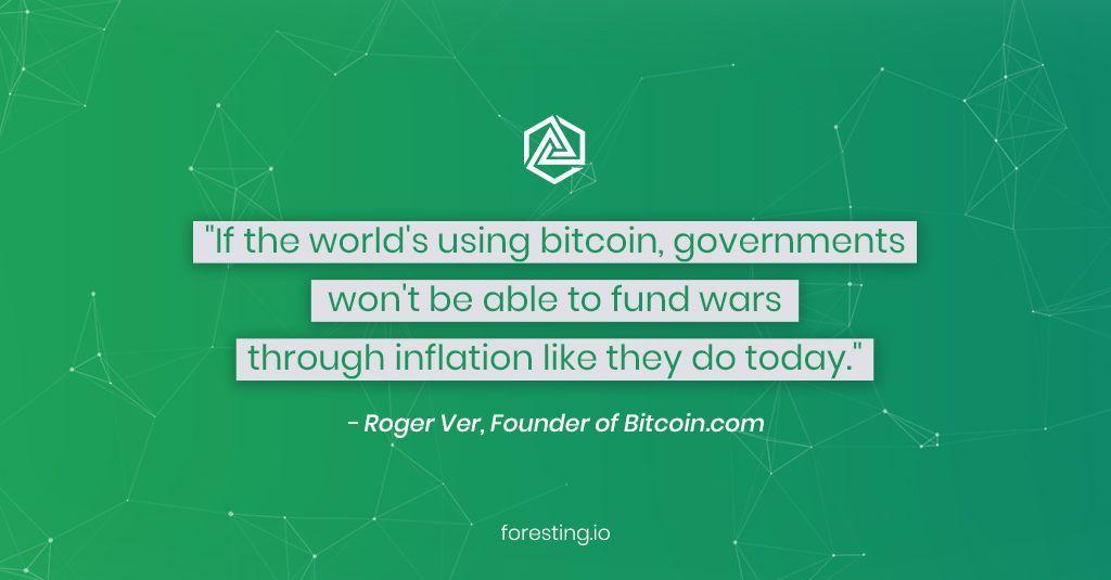Powerful words coming from Roger Ver of hashtagblockchain