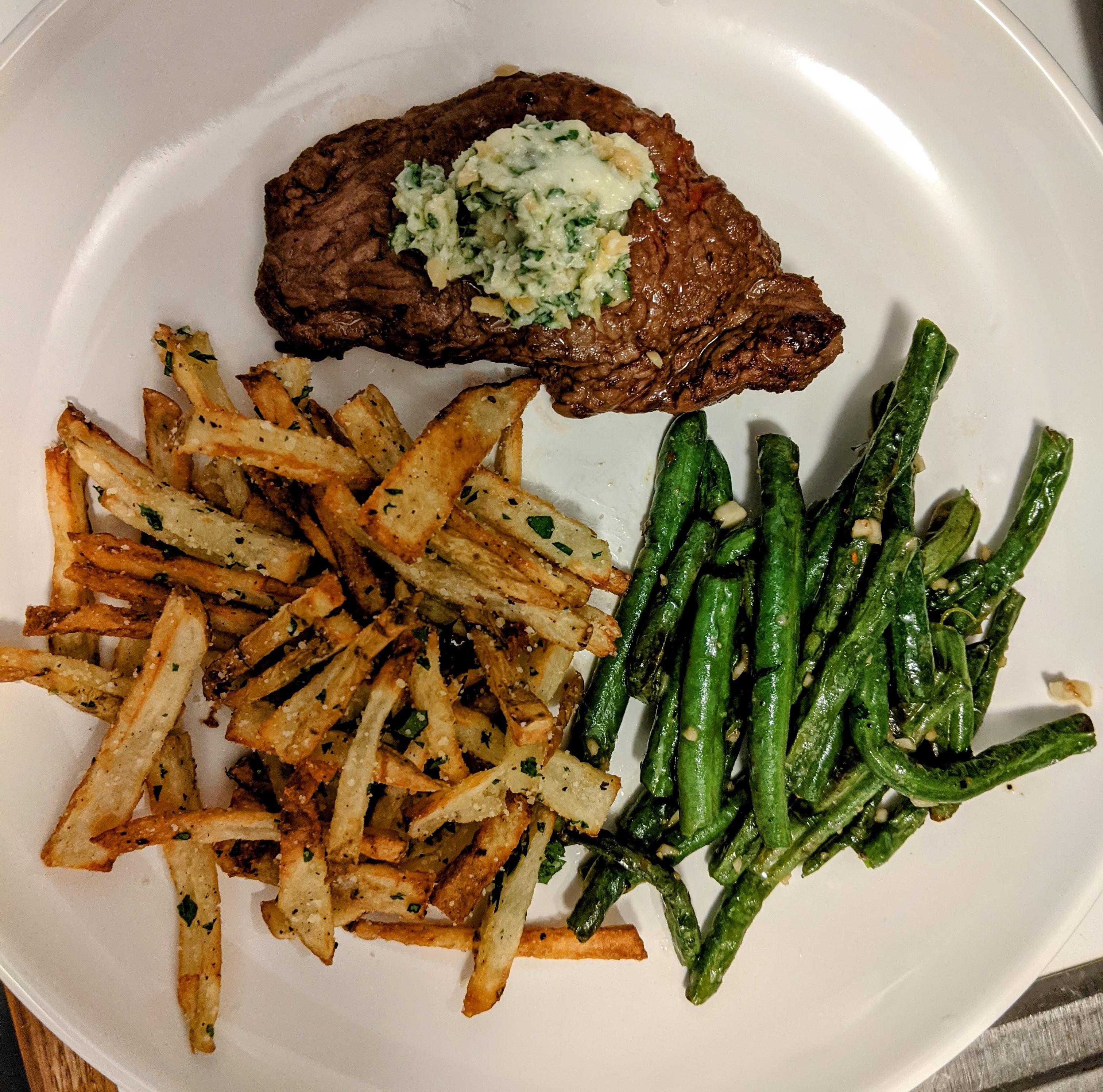 Meal kit cooked in air fryer (I ignored the cooking instructions that