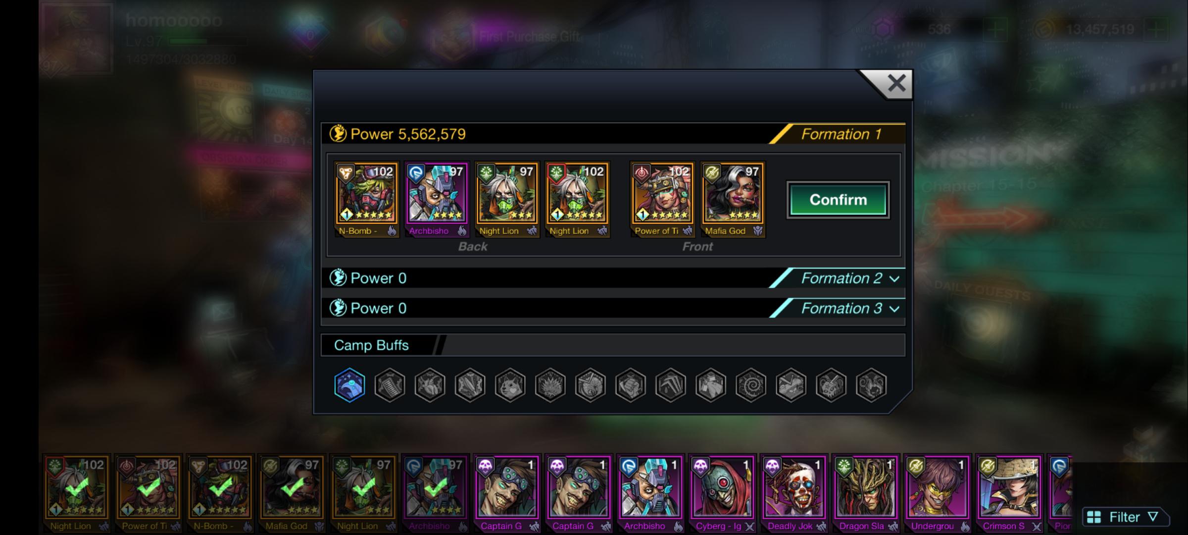 I started playing a short time ago what do I do lineupwhise? r