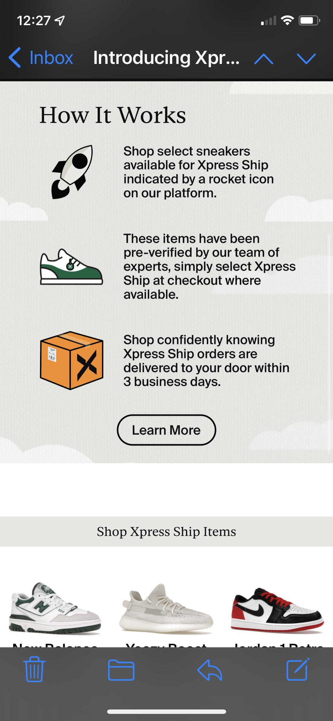 Xpress ship r/stockx