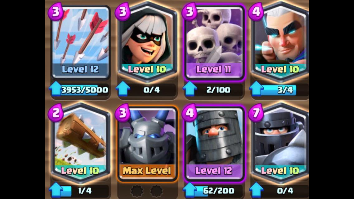 Try to help my deck stuck in master 1 ClashRoyale