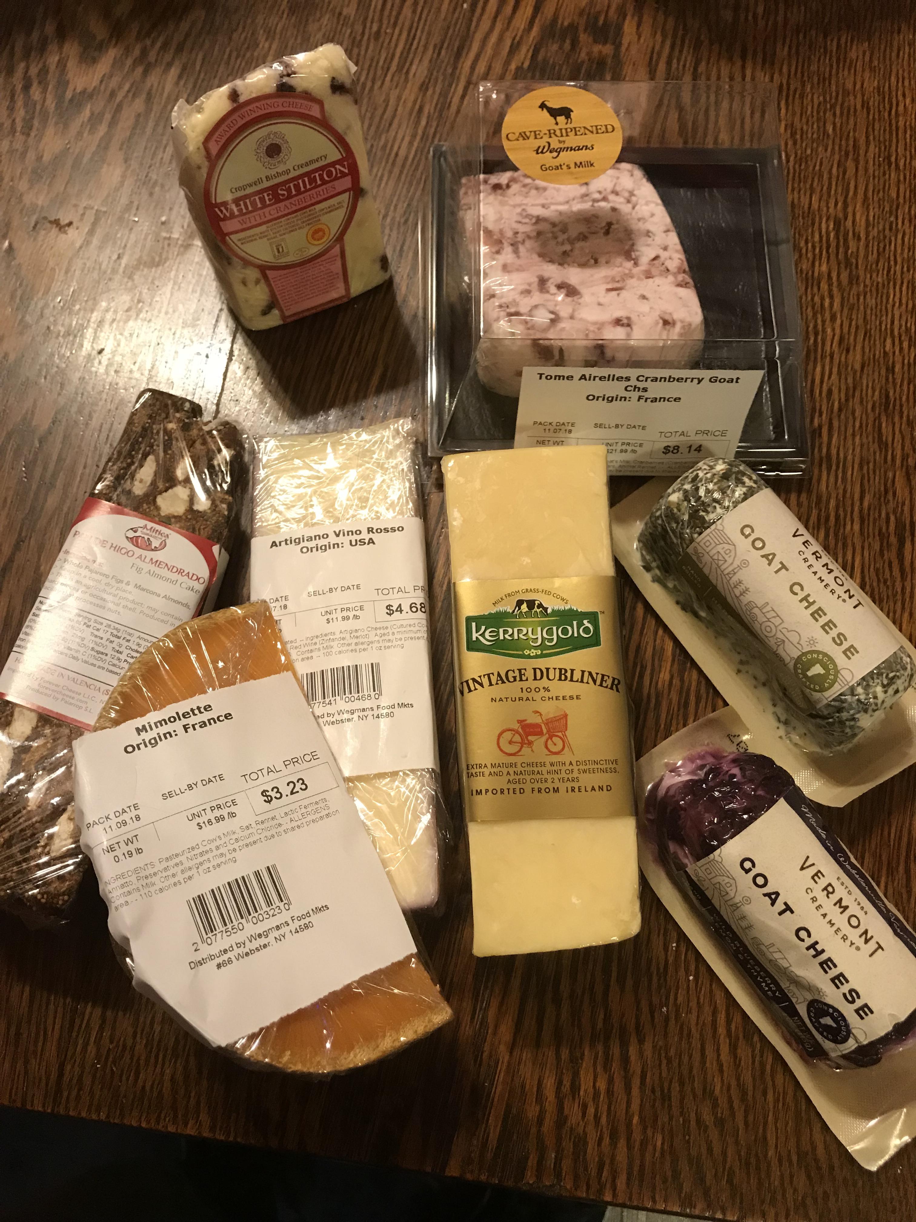 Quick trip to Wegmans for a small cheese feast! r/Cheese