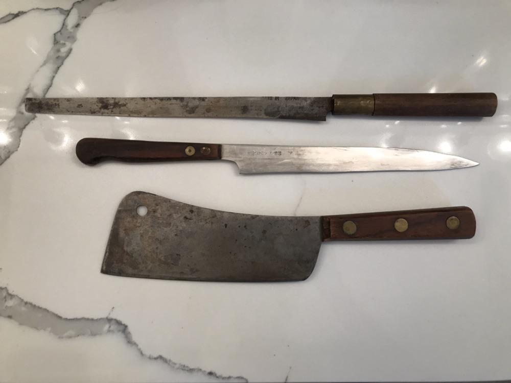 Inherited some old knives, any of these interesting enough to be