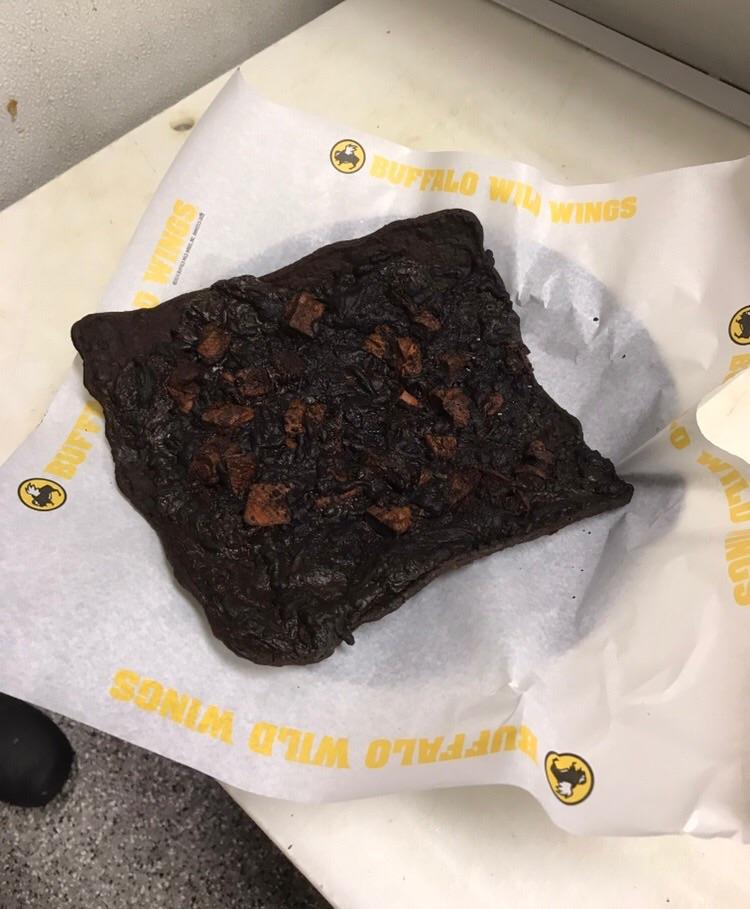 Ordered fudge cake for my birthday and I got one of the cooks afternoon