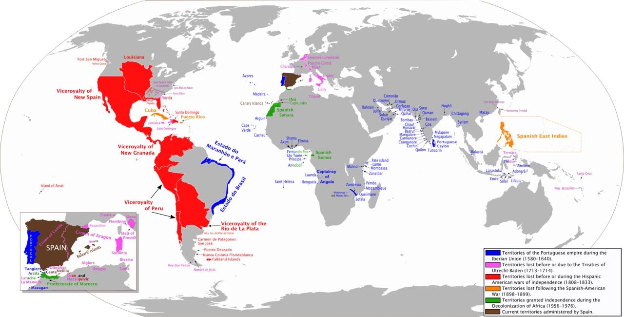 The Spanish Empire from 14921898 "The empire on which the sun never
