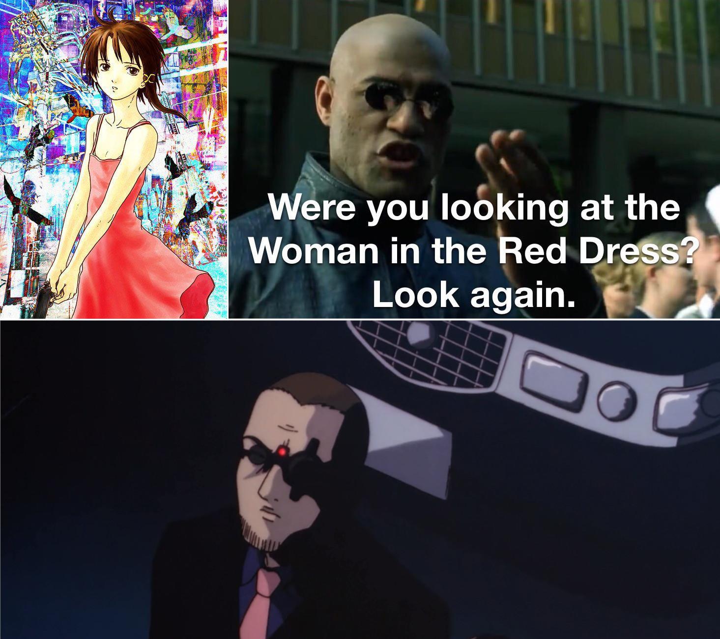 The Woman in the Red Dress Lain