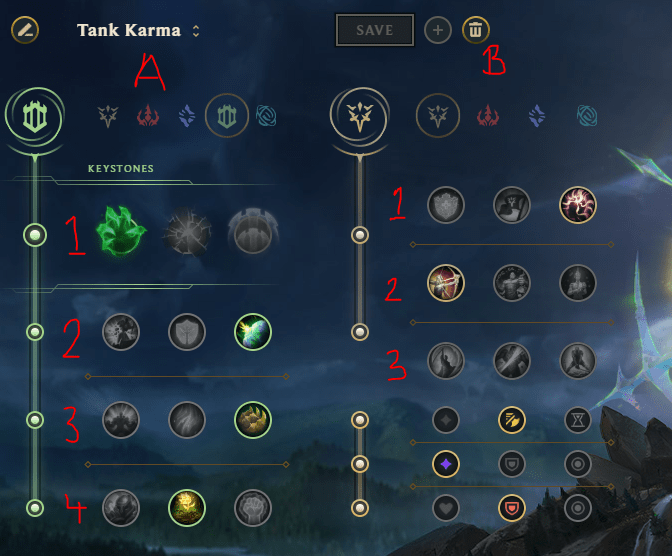 runes for karma mid karmamains