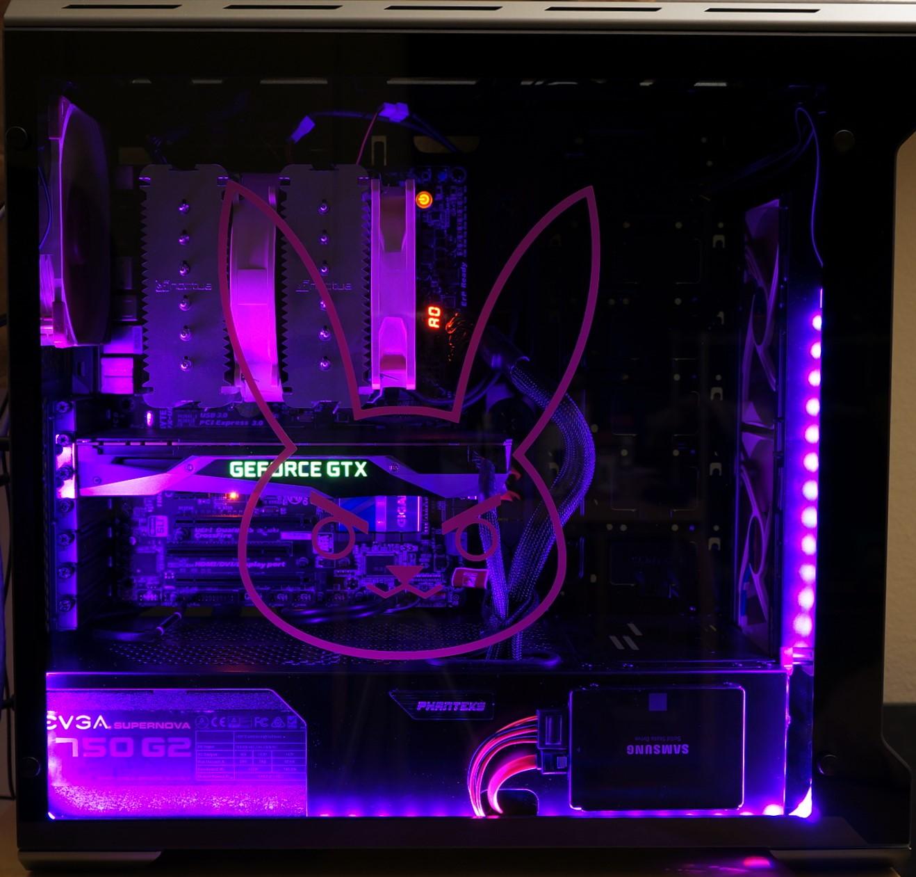 Nerf This ! (First tempered glass build with self made decal) r/pcmasterrace