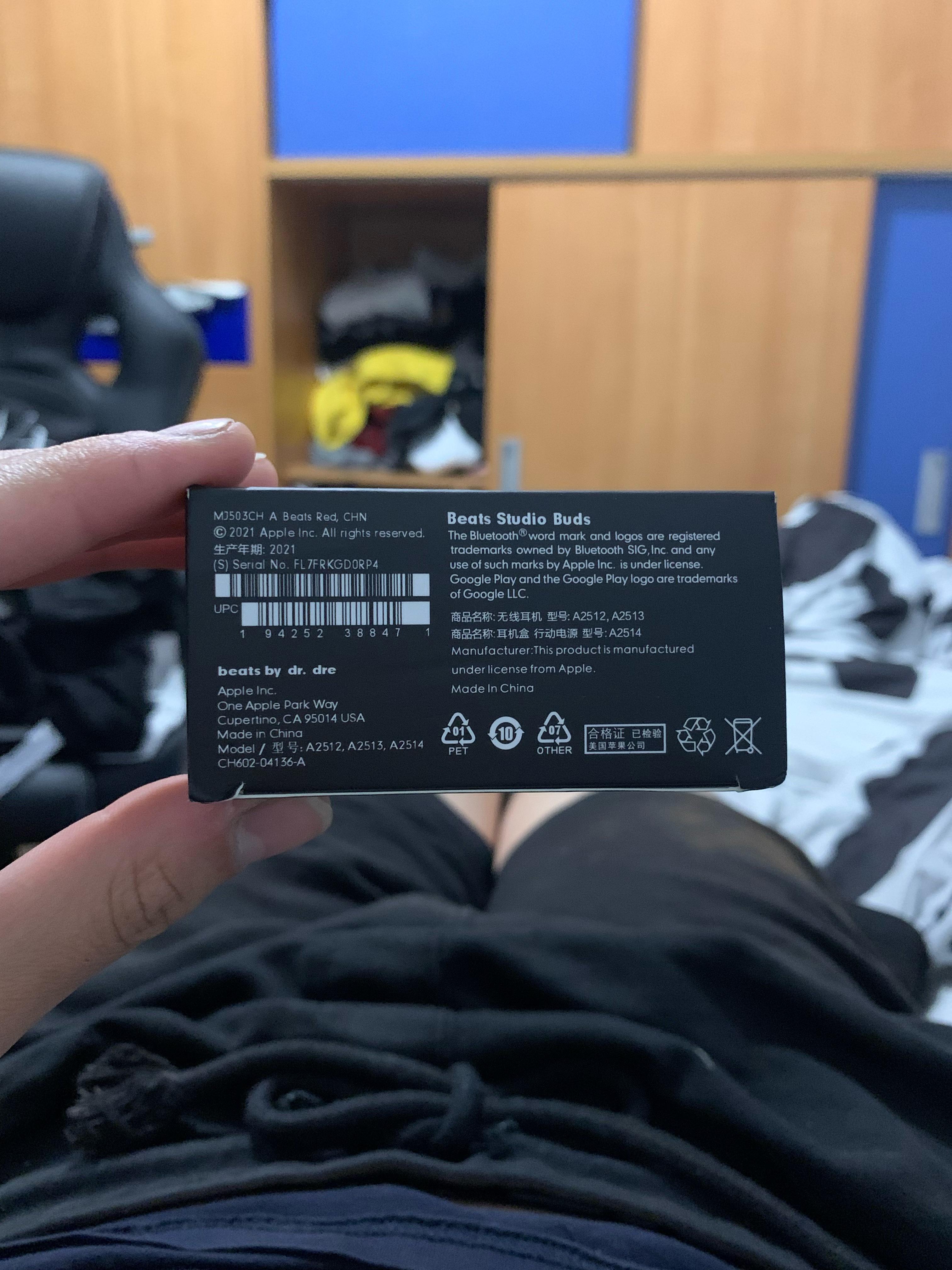 Do u guys know if this Beats Studio Buds are fake? I tried with the