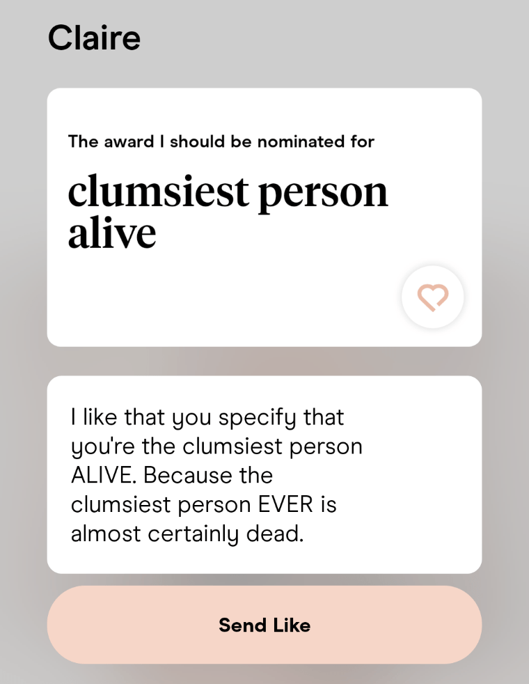 This is why I have no luck on dating apps isn't it? r/hingeapp