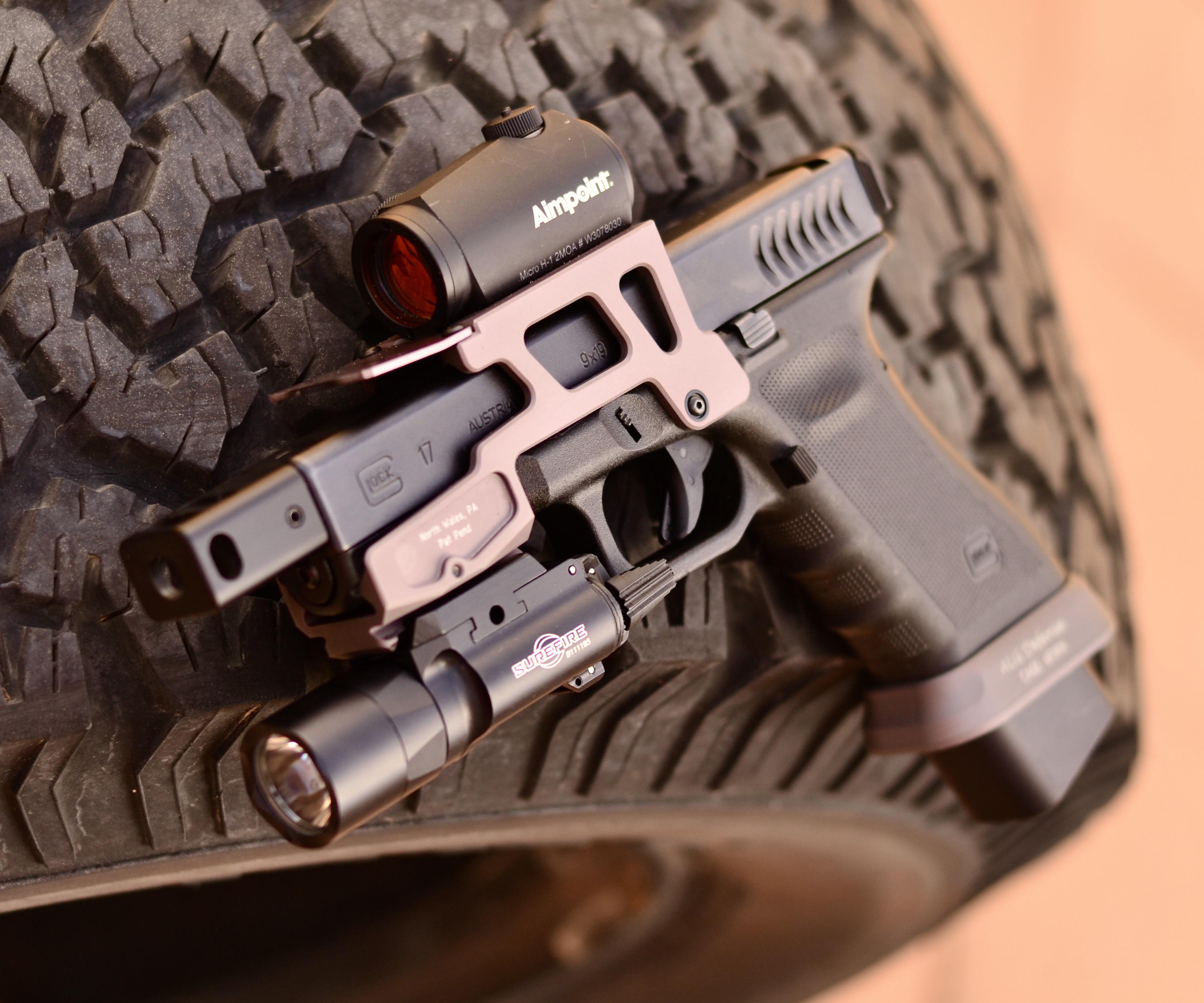 The “tube gun” Glock 17 RTF2 w/ ALG 6 second Mount and KKM comp r