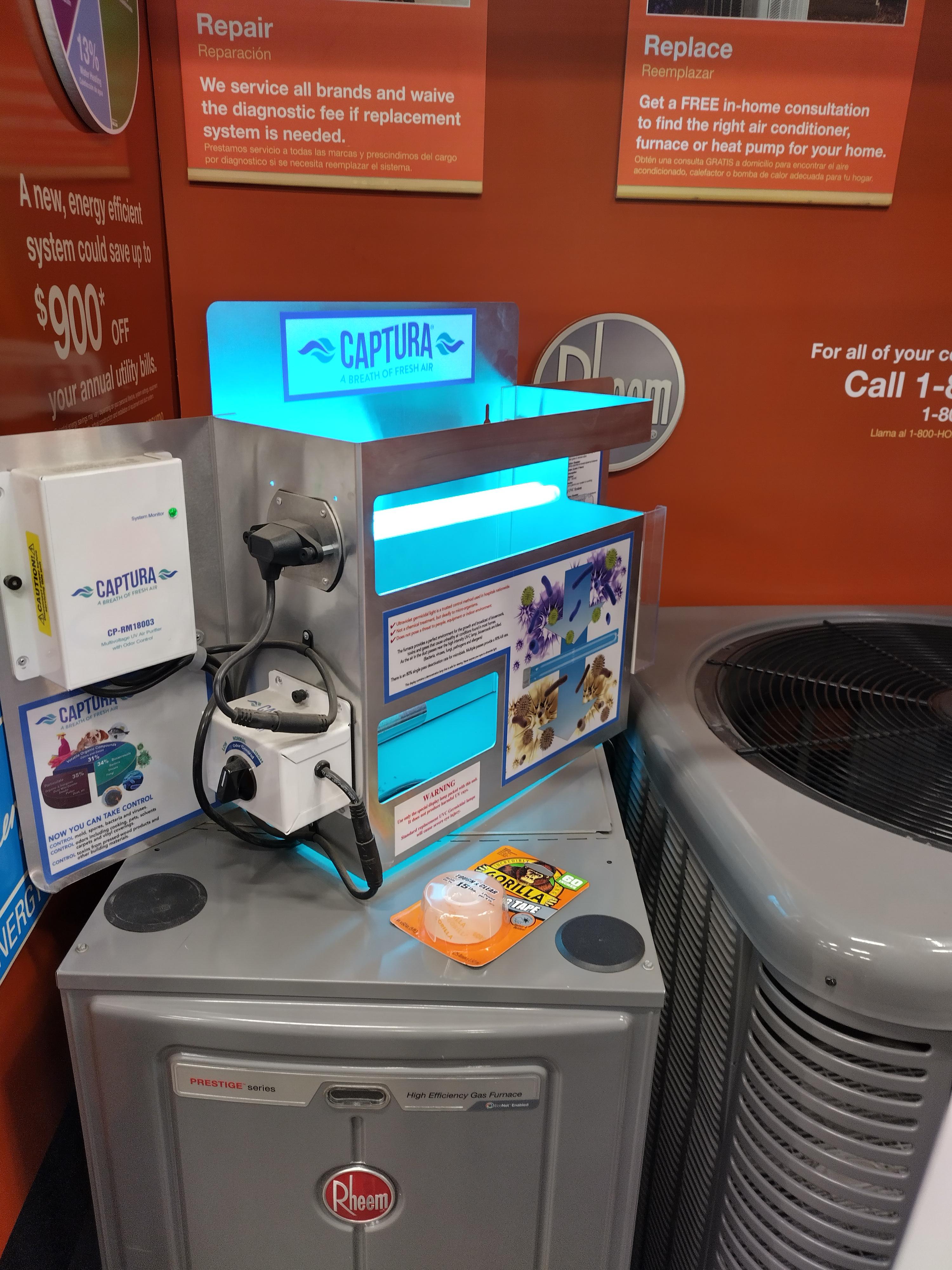 Whoever stares at this for the longest at home Depot wins! HVAC