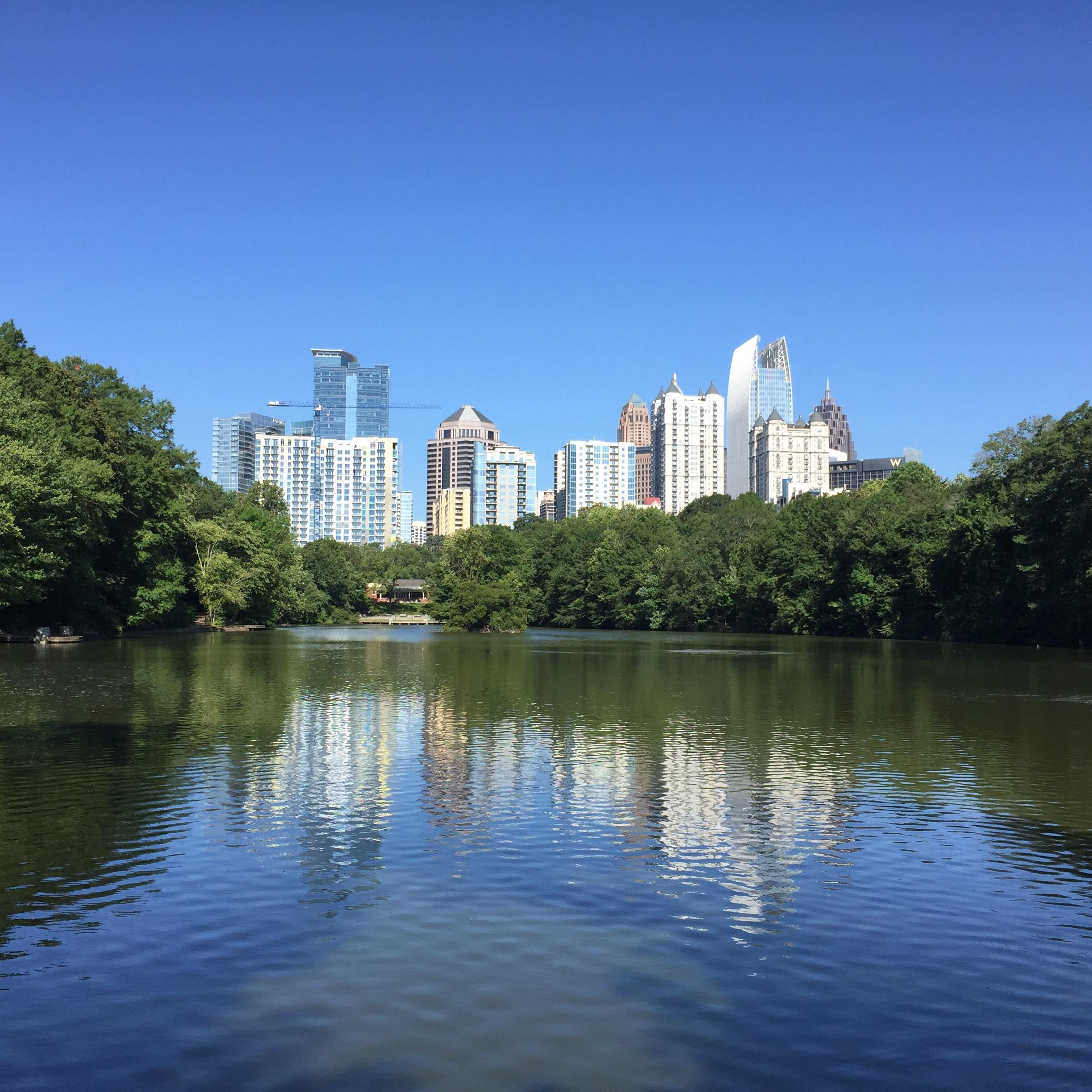 Piedmont Park this morning r/Atlanta