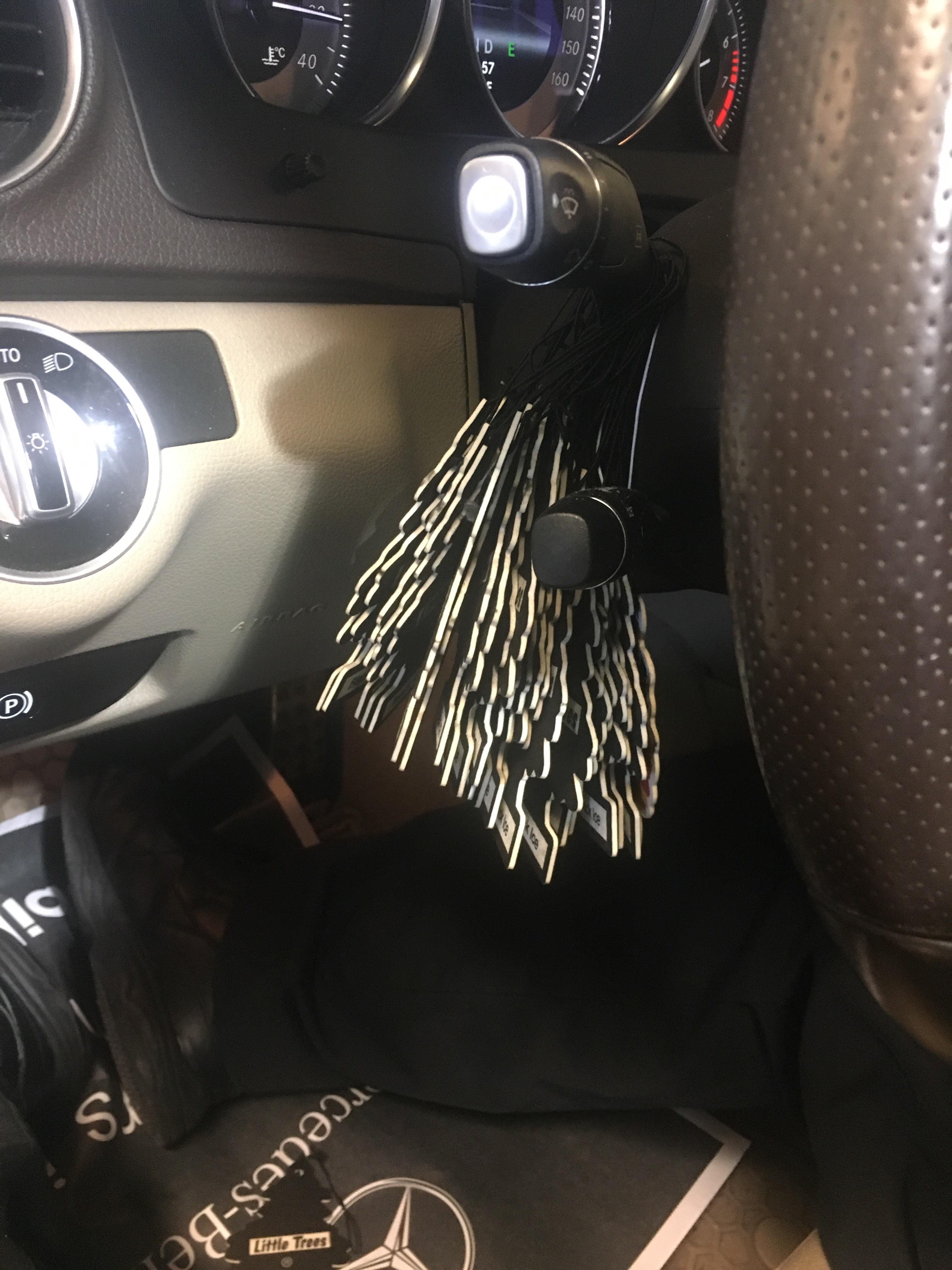 C/S turn signal gets stuck on at times.... 26 black ice air fresheners