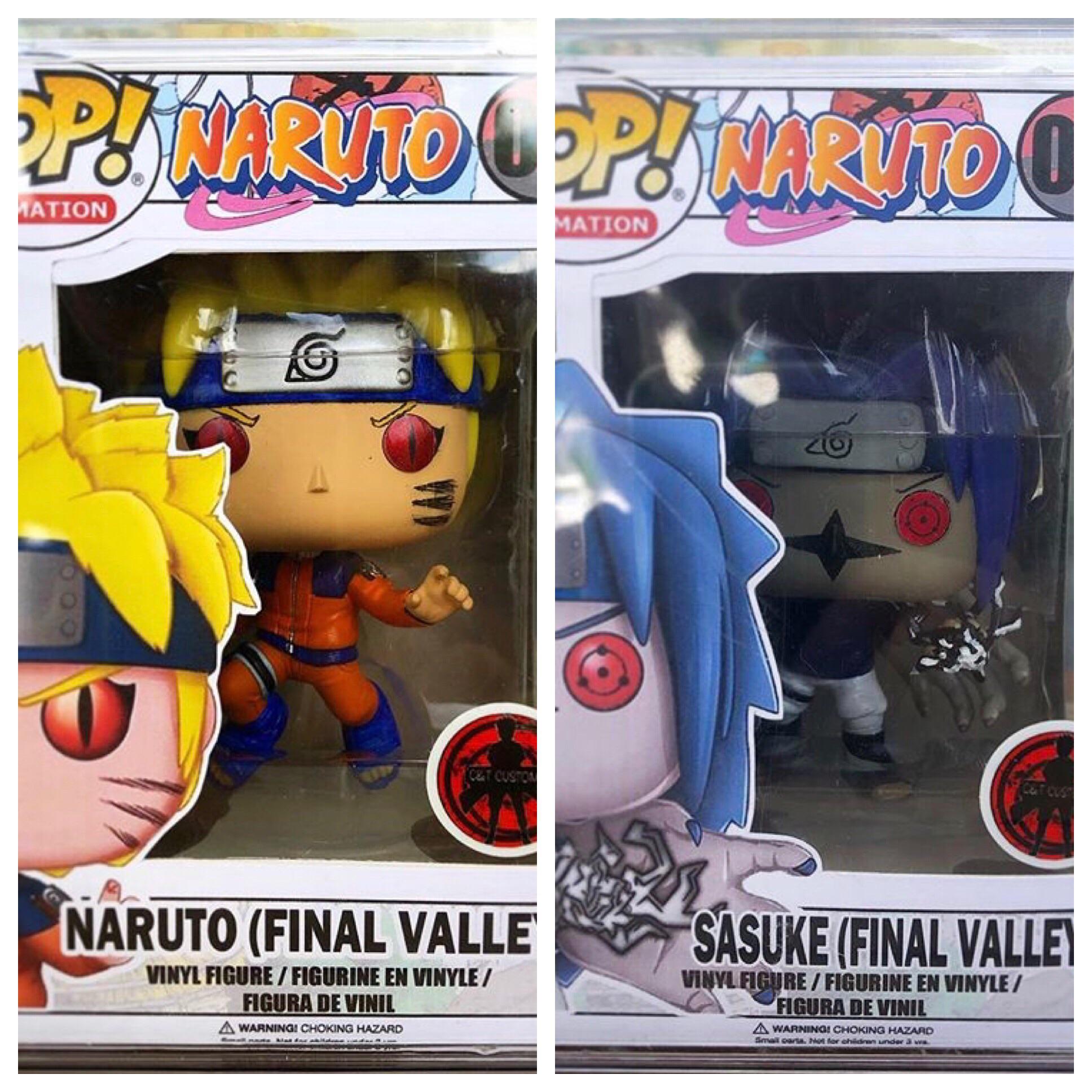 Custom Naruto and Sasuke from their first fight at final valley! r