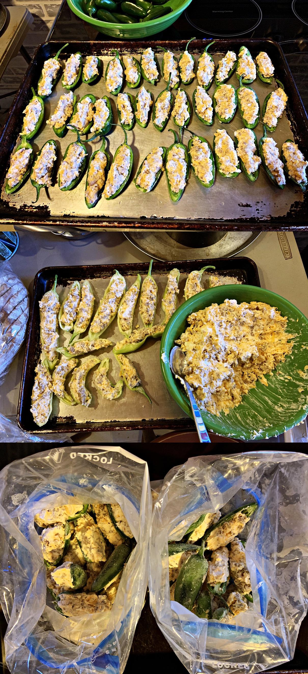 Sausage And Cheese Stuffed Jalapeños For Freezing r/ketorecipes