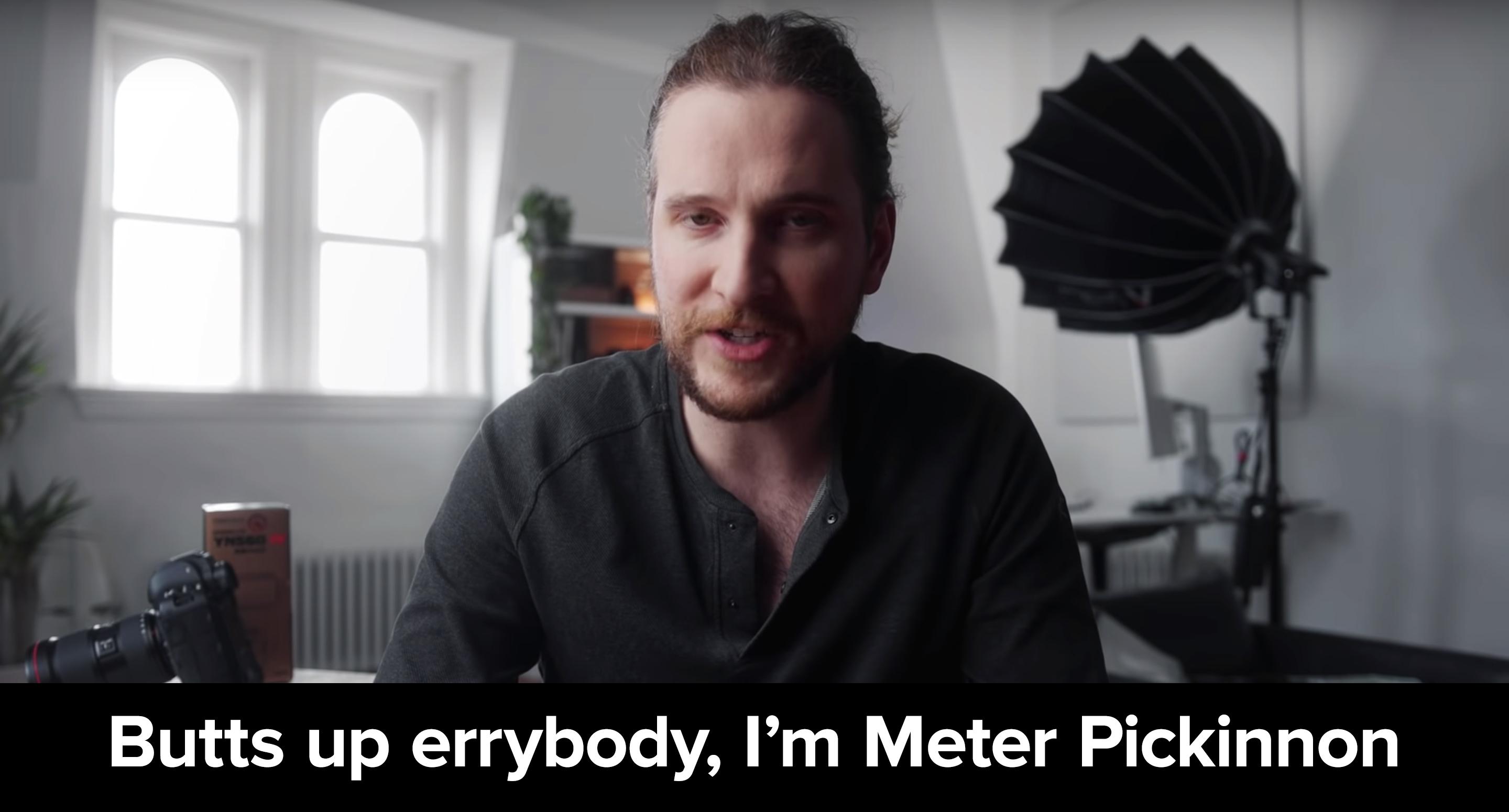 Pete looks drunk. I made a meme from a screencap. petermckinnon