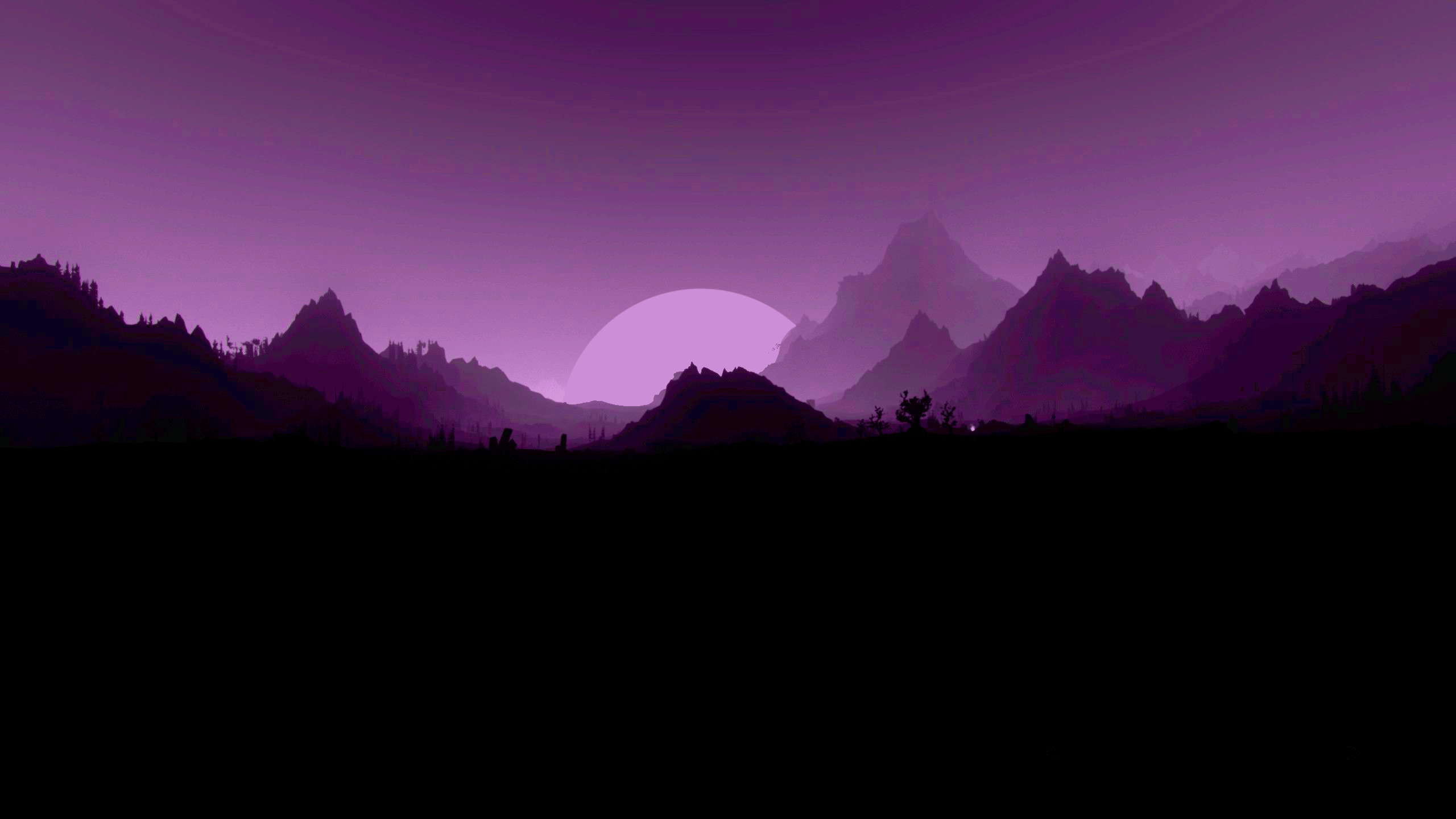 Purple sky[2560x1440] r/wallpaper