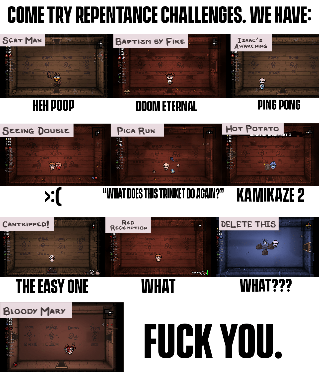 The Binding of Isaac Anyone else feel like floors just take too dang