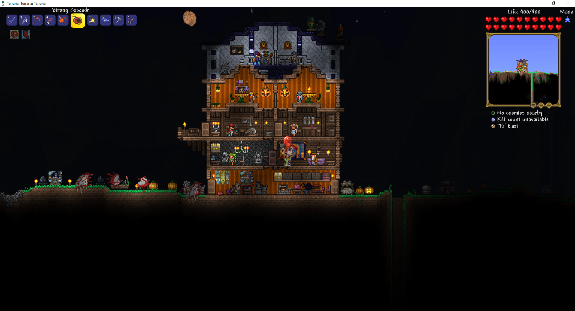 First time playing Terraria with my discord in about a year and we all