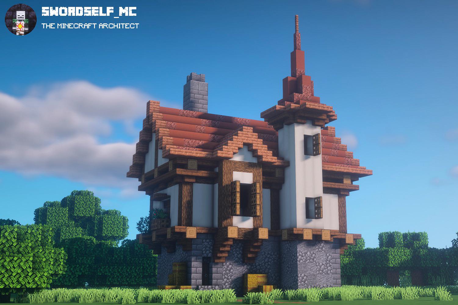 Medieval farmhouse 🏡 r/Minecraftbuilds
