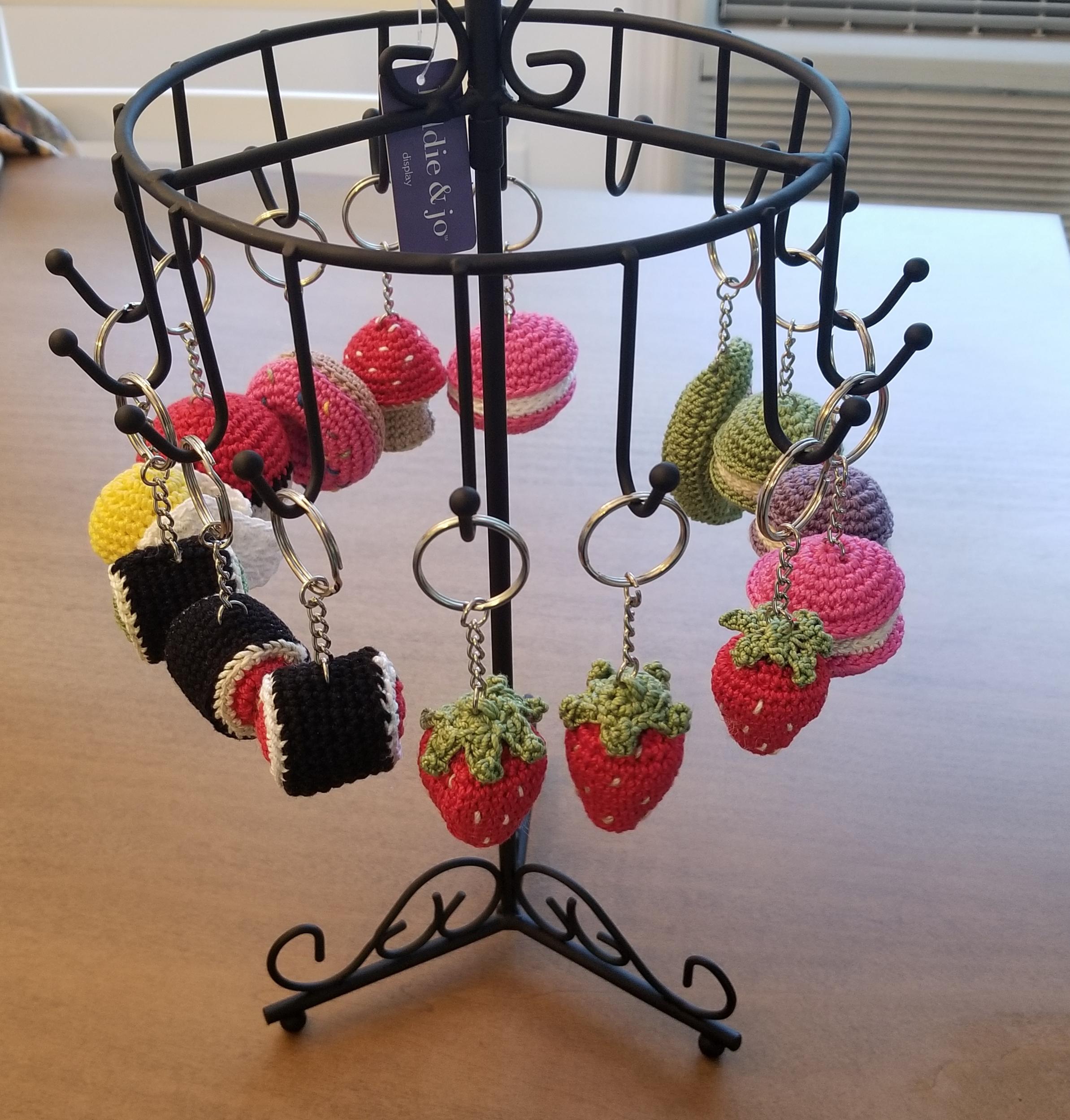Found a nice way to display my keychains r/crochet