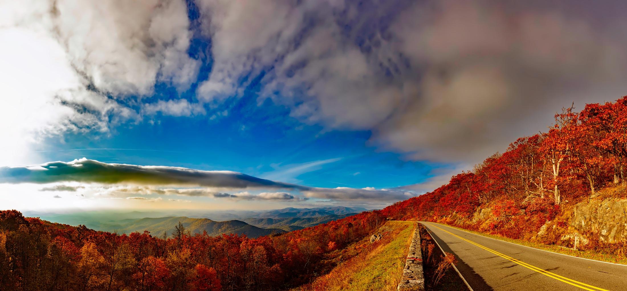 Blue Ridge Mountains of Virginia[2560x1080]