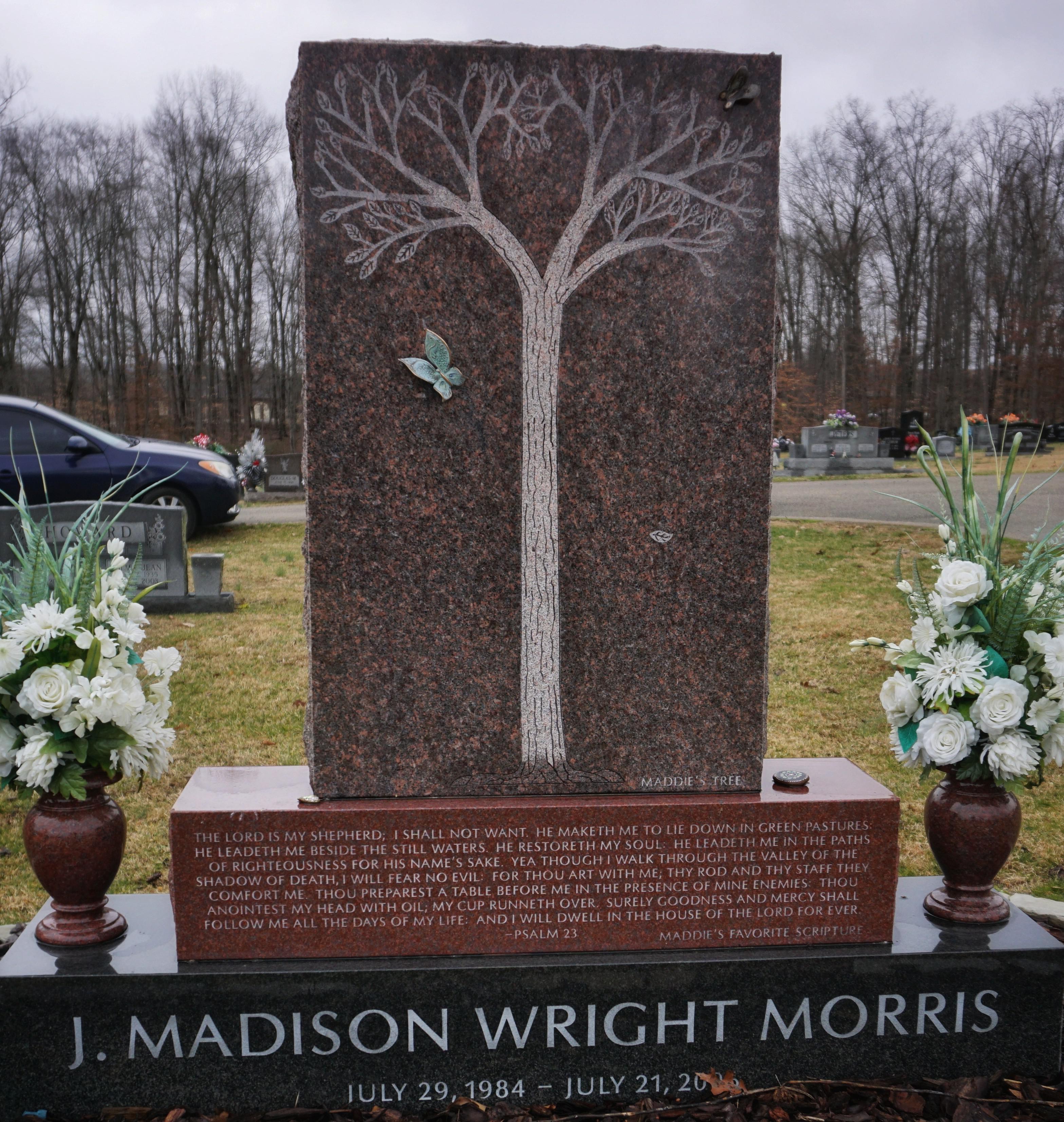 Actress, Jessica Madison Wright. Location AR Dyche Cemetery, London