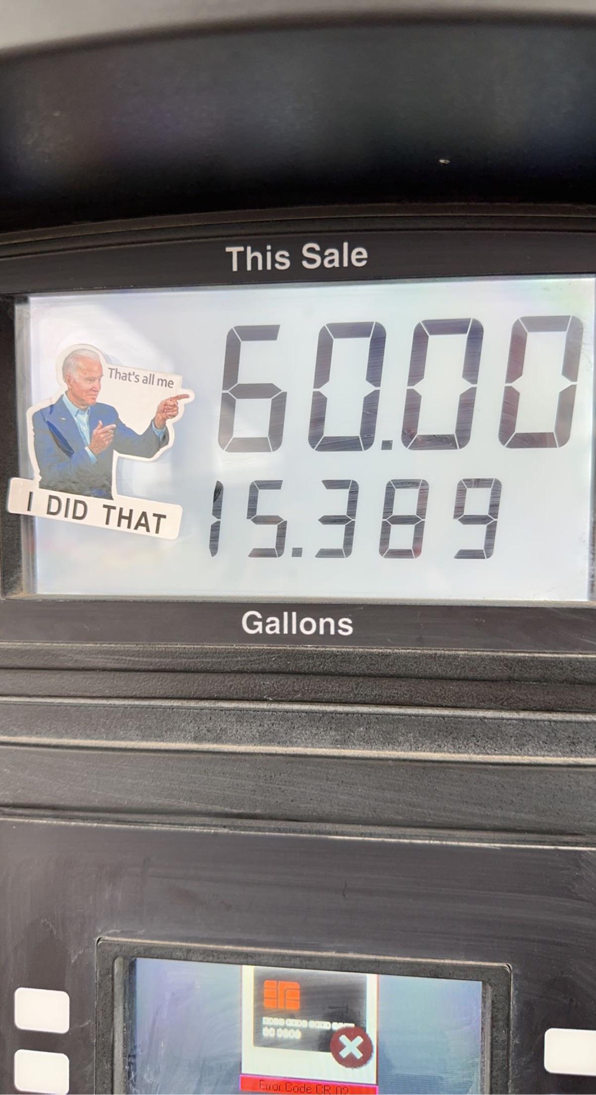 Seen in Wichita, Kansas at a kwik shop. They were on every. pump. r/facepalm