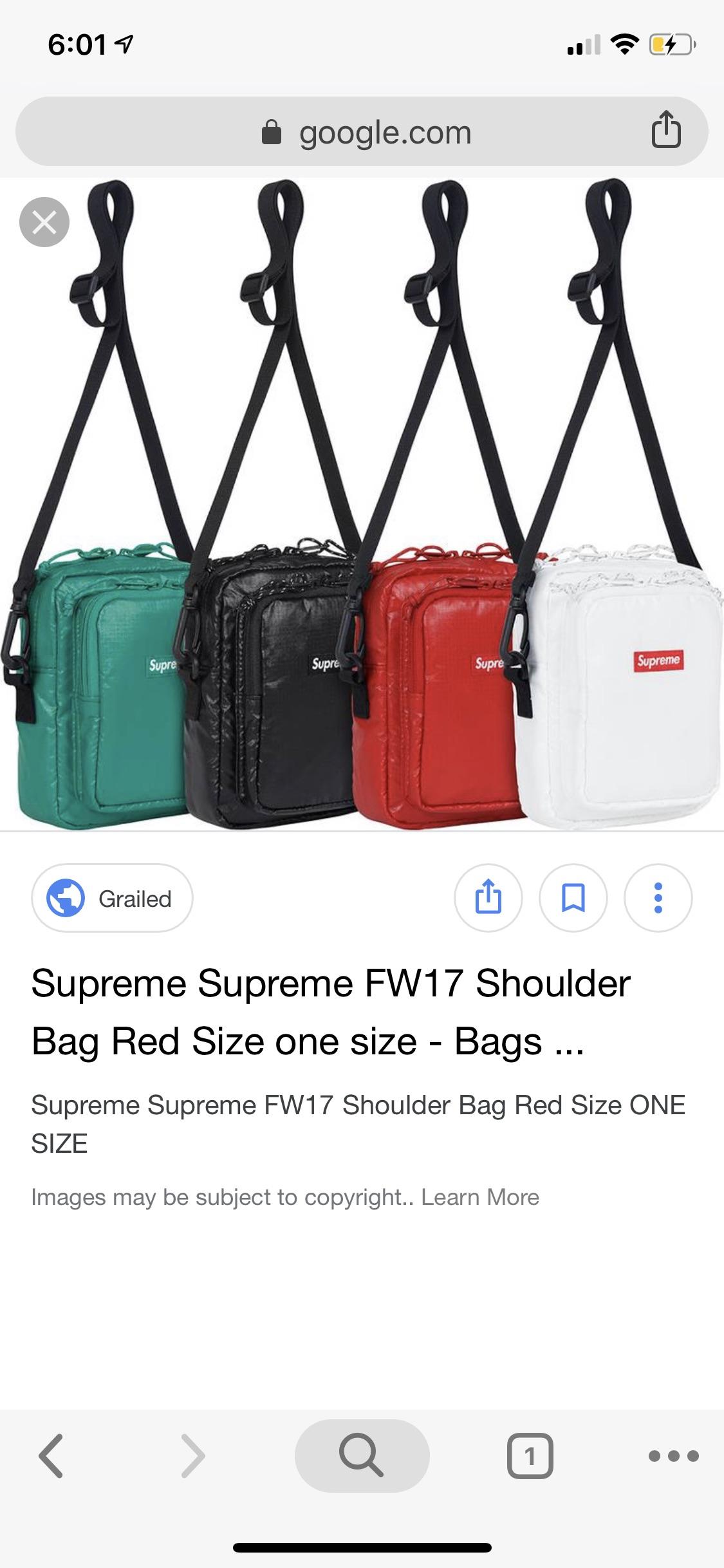 [WTB] WTB FW17 Shoulderbag in Red r/supremeclothing